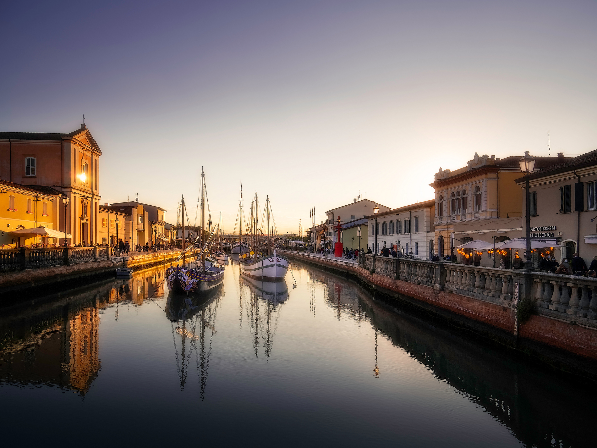 Tramonto al Porto Canale