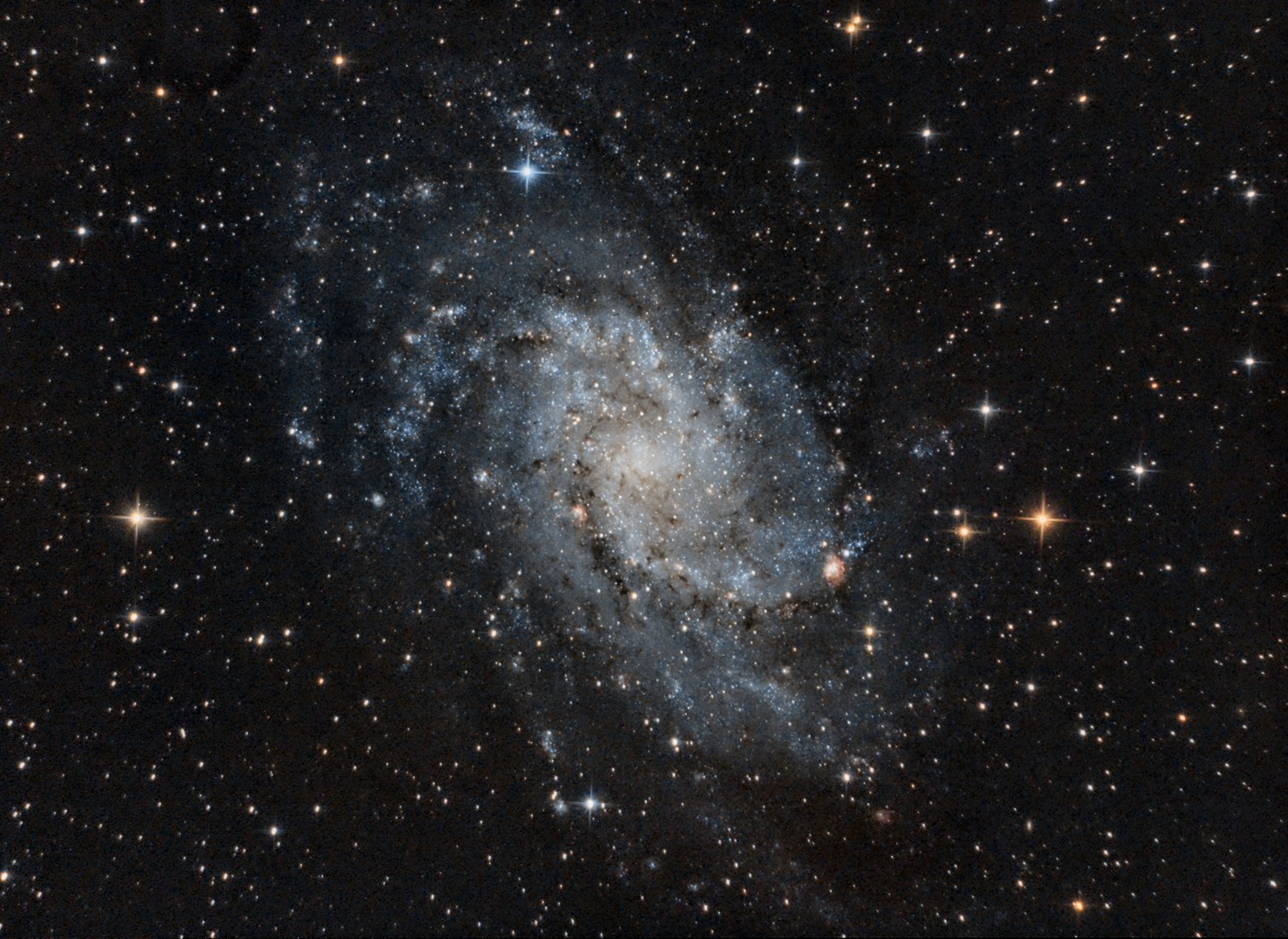 M33 in bad conditions