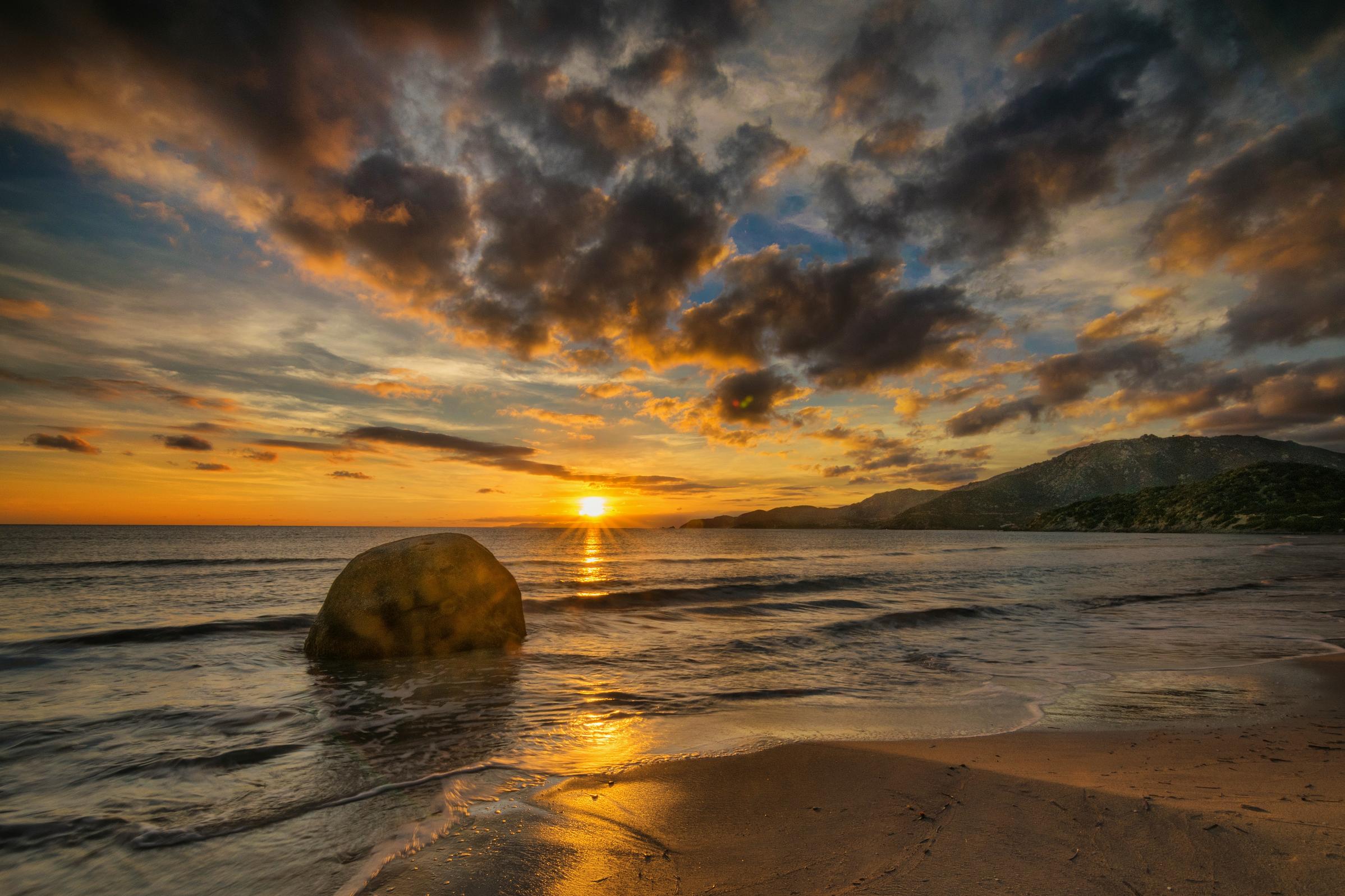 Sunset at Campu Longu