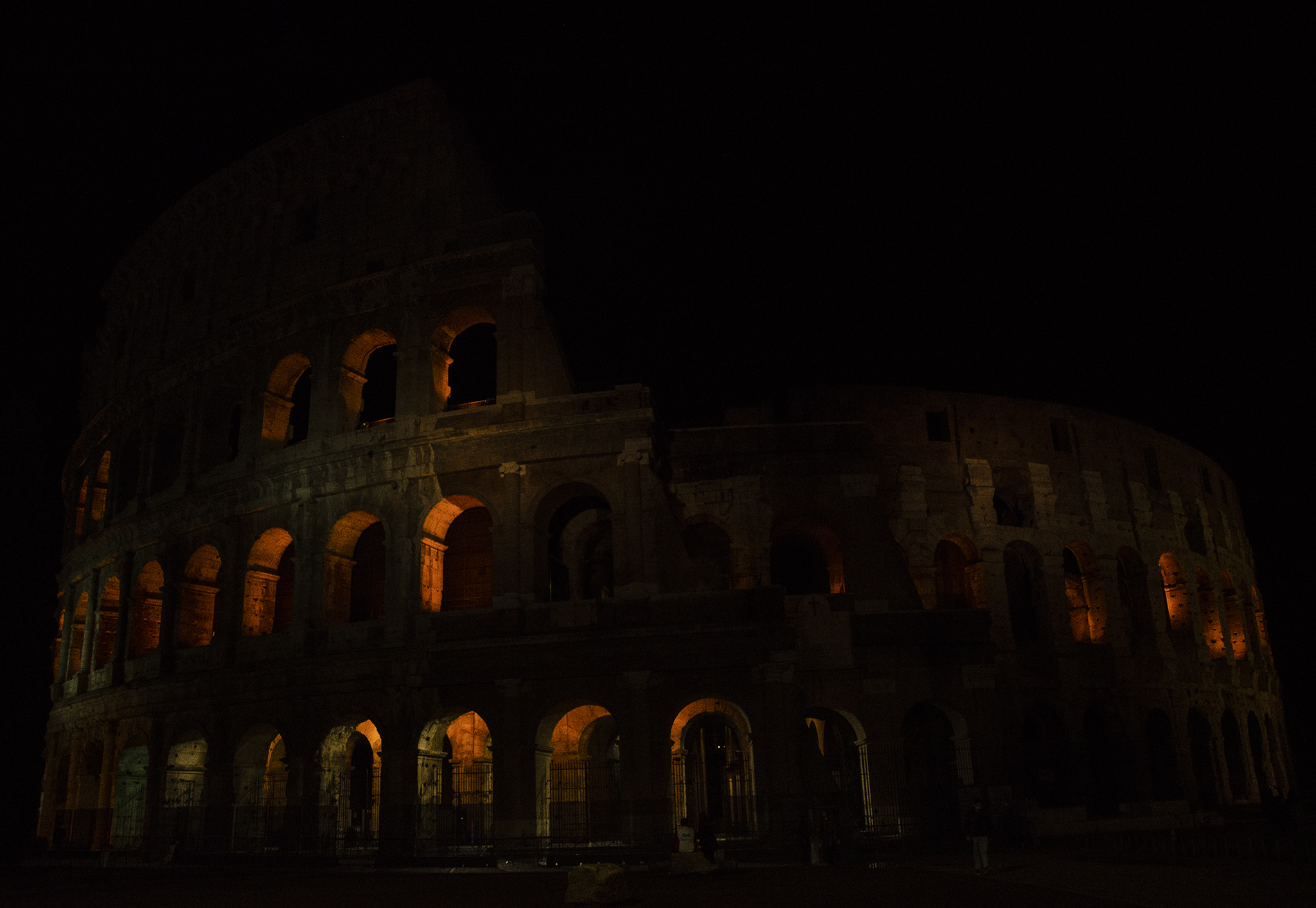 Colosseum by night