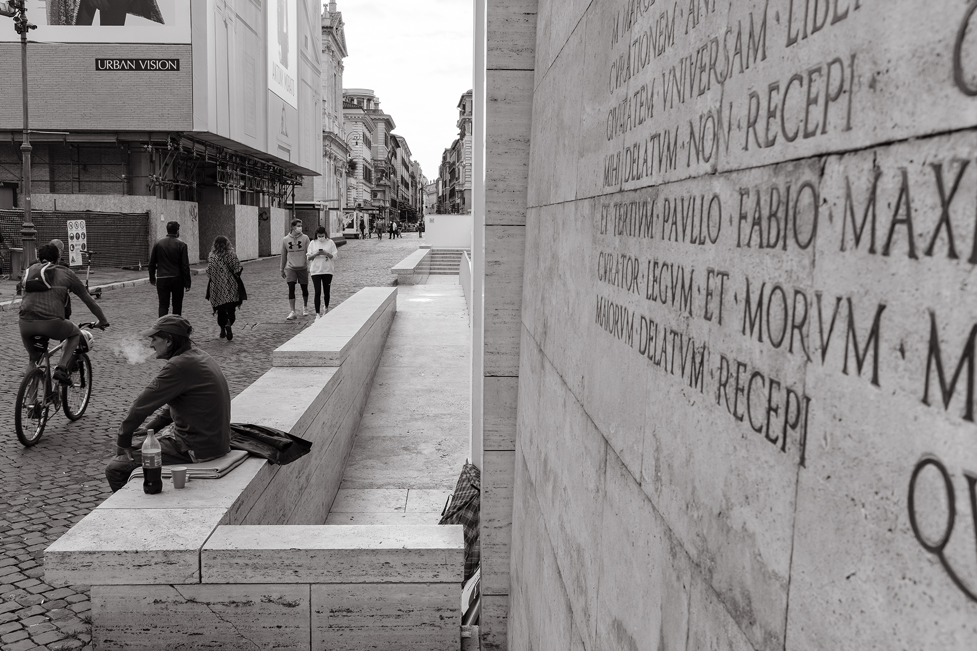 Between past and present