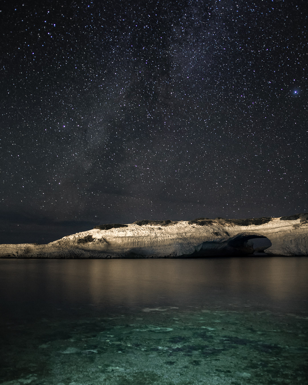 Via lattea a s'Archittu