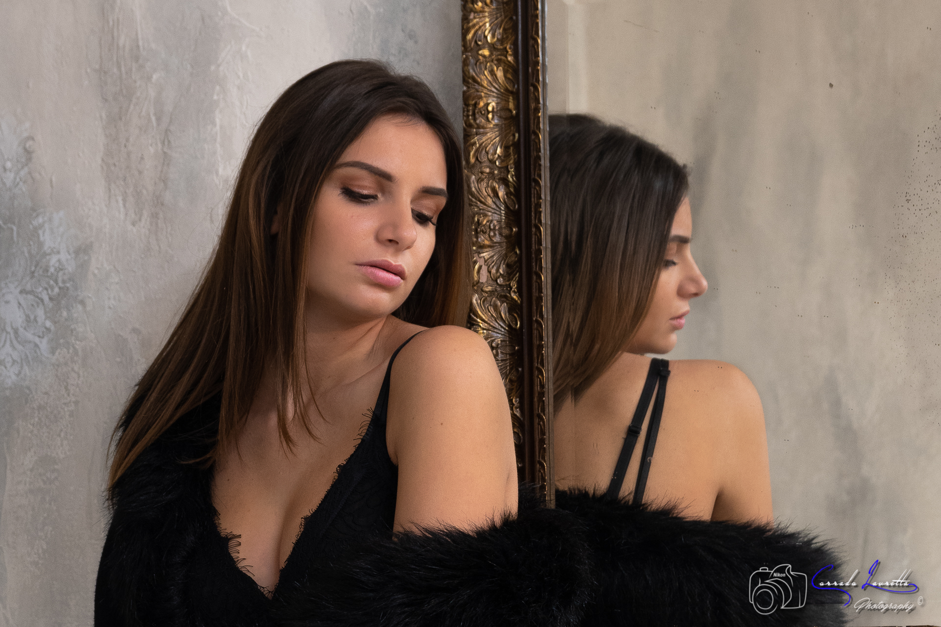 Alessia allo specchio