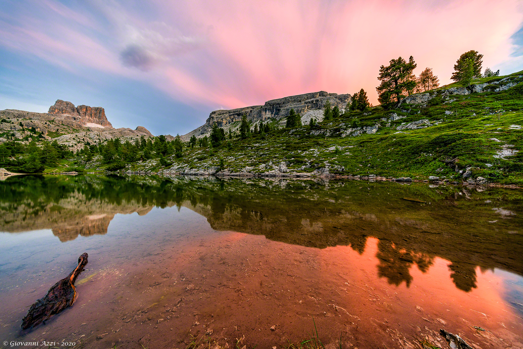Sunset at Lake Limides 2