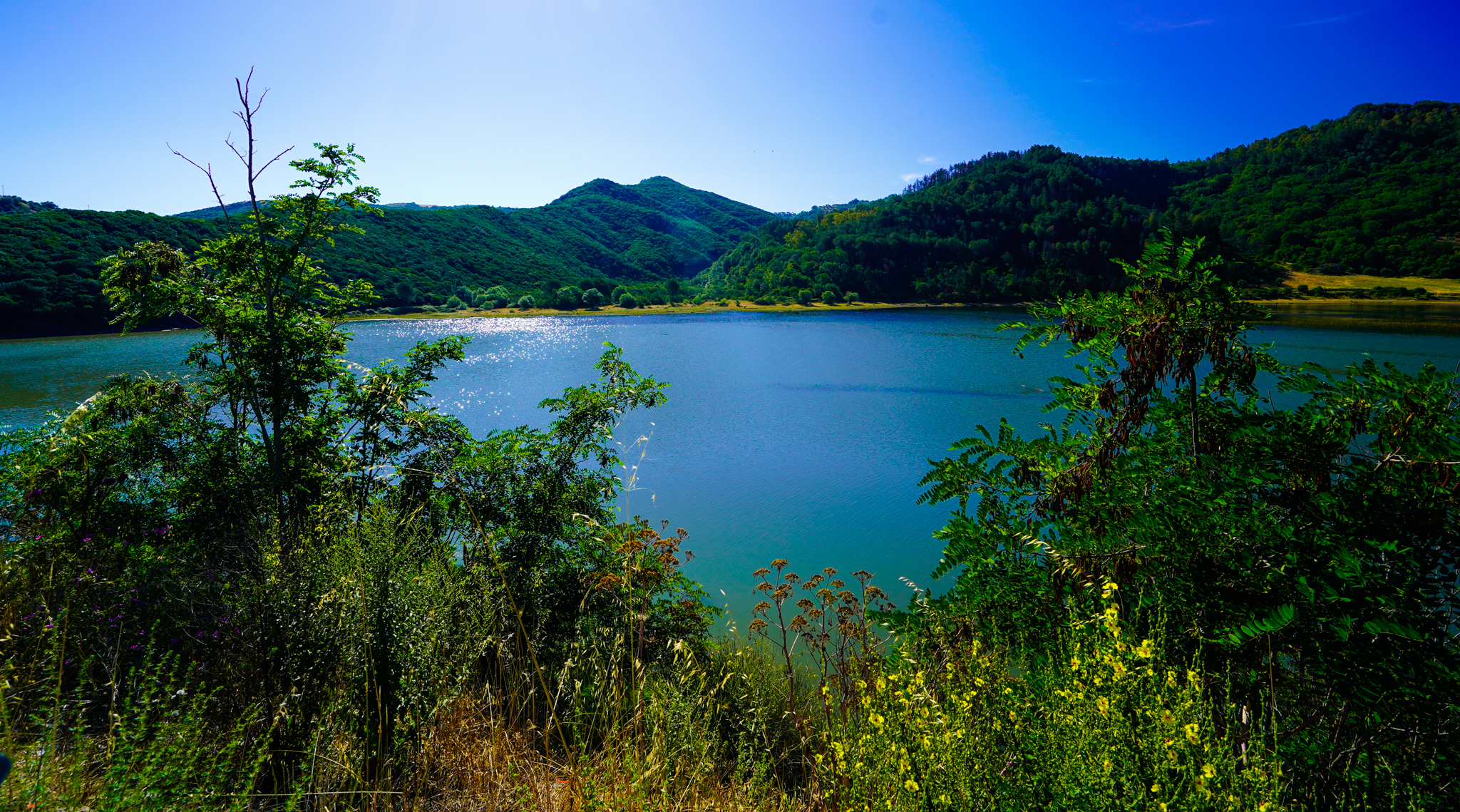 Alba sul lago di Tarsia 1