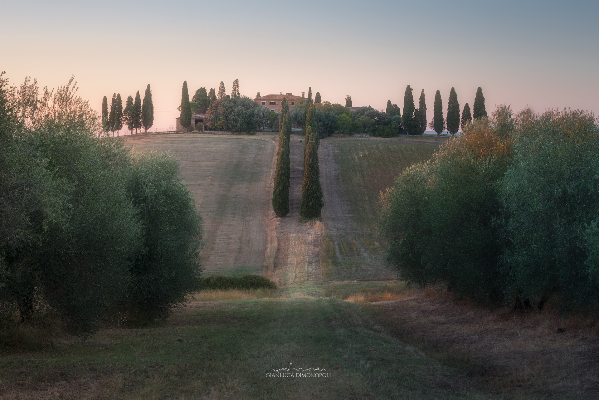 Vista sul podere de "Il Gladiatore"
