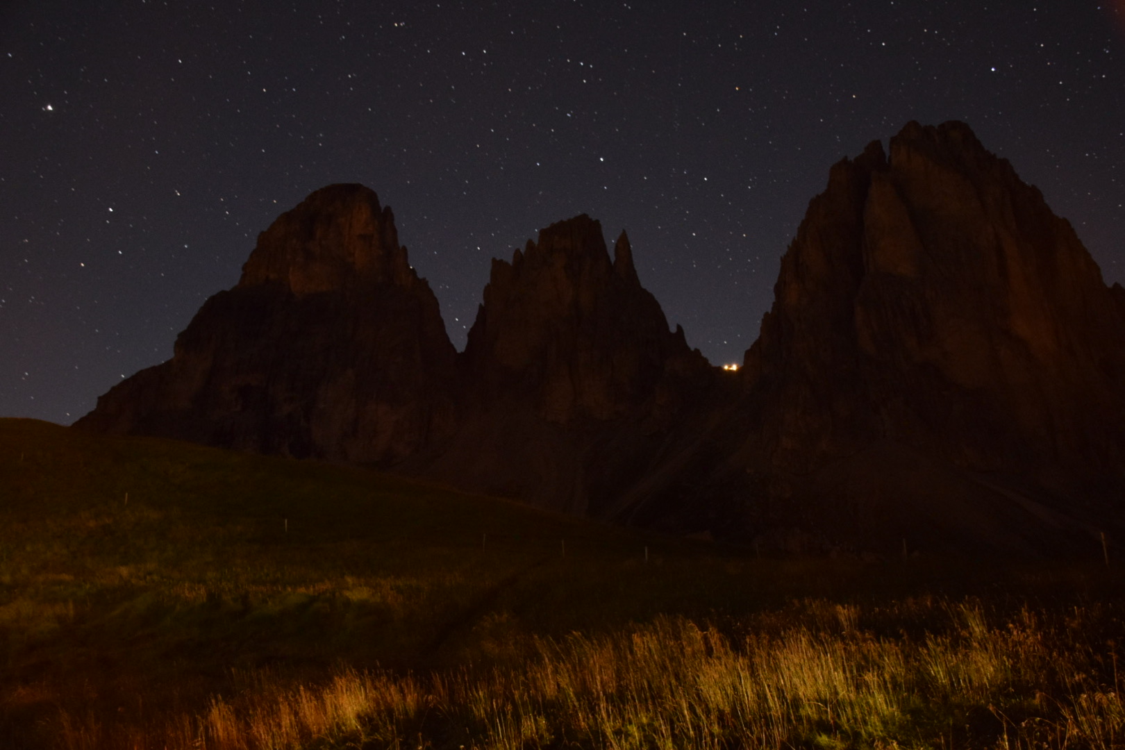 Night on the Sassolungo