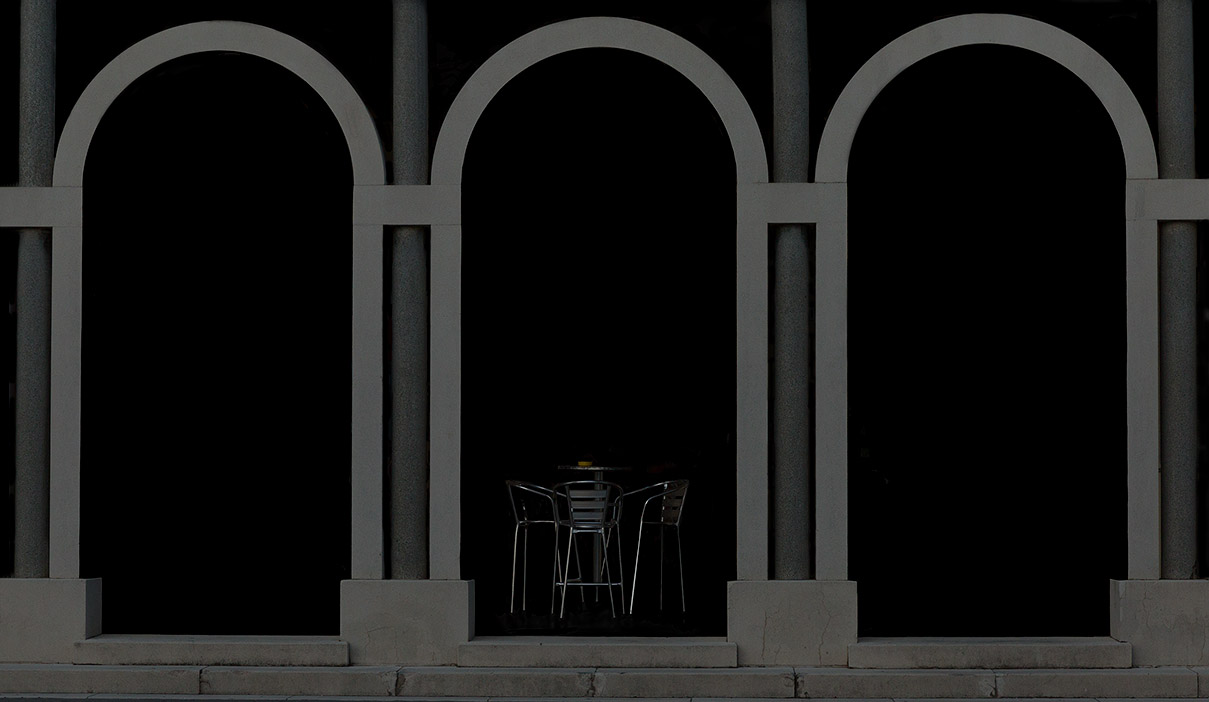 Tresigallo metaphysical city.