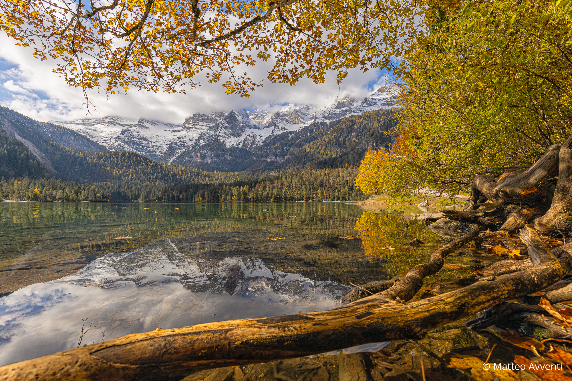Autunno sul lago di Tovel