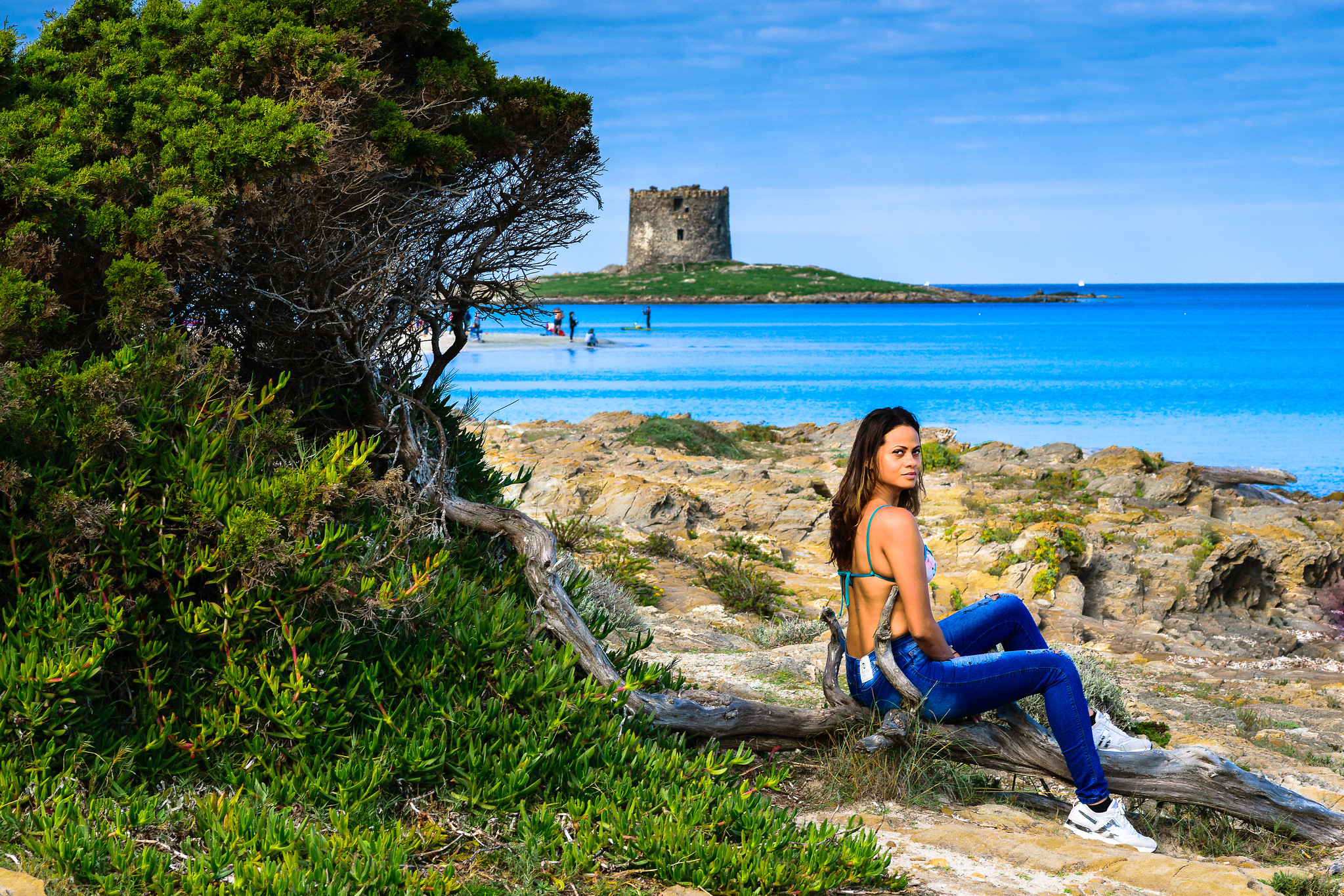 two beauties: my wife and the hairy