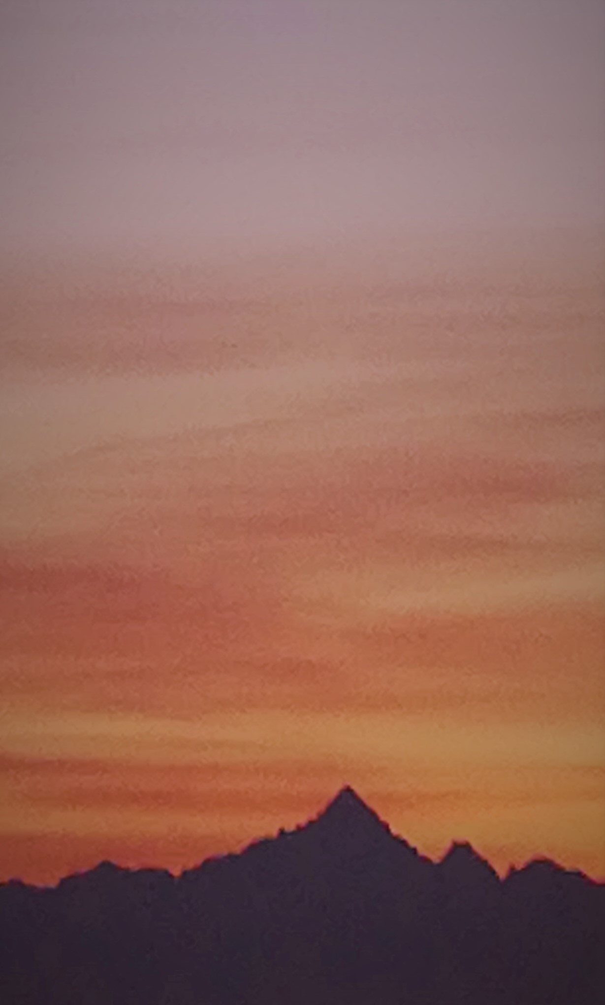 tramonto sul monviso..