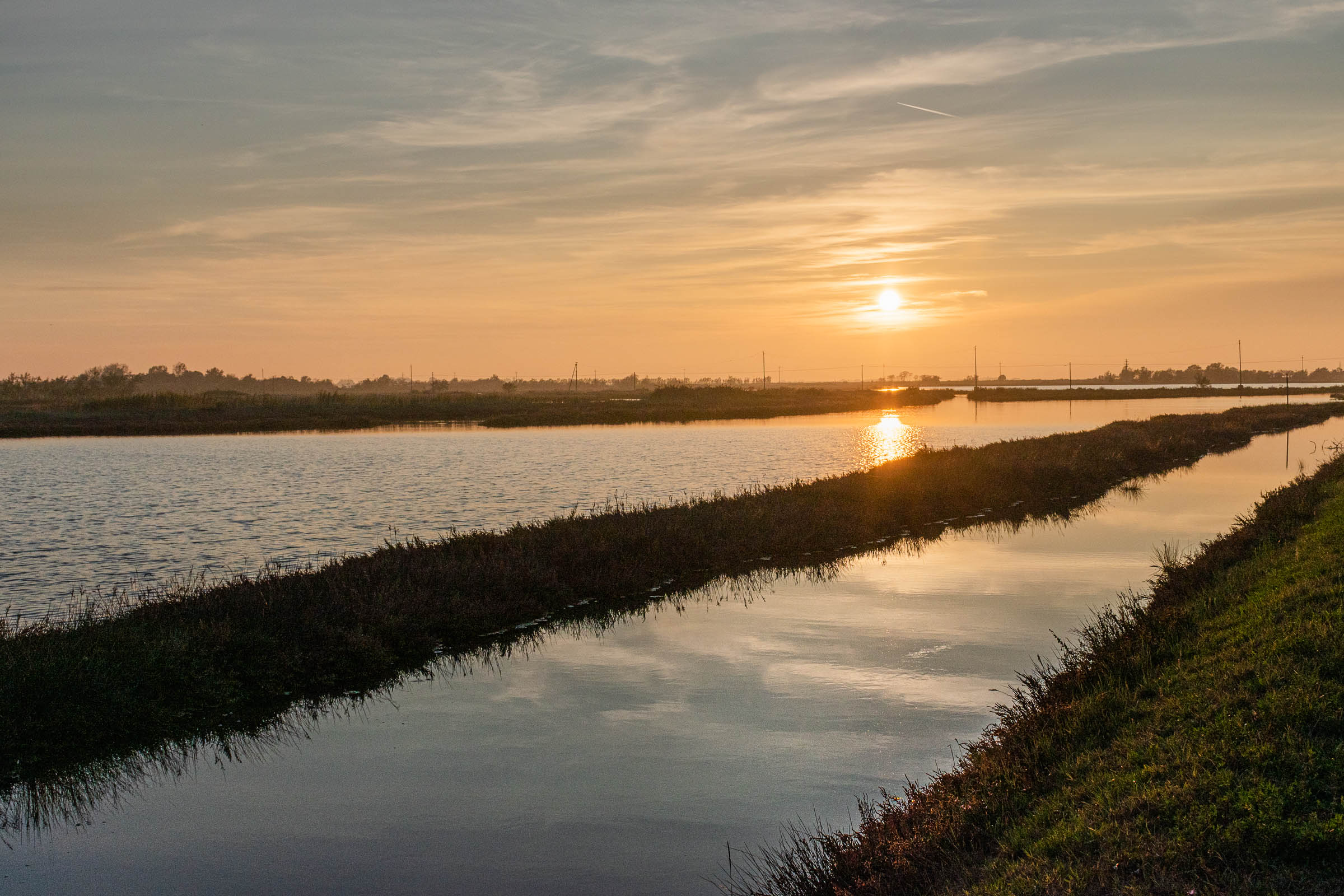 Sunset over the Venetian Lagoon