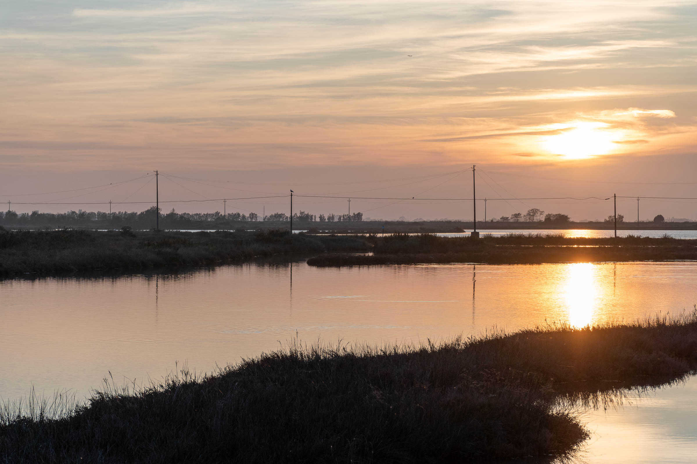 Sunset over the Venetian Lagoon