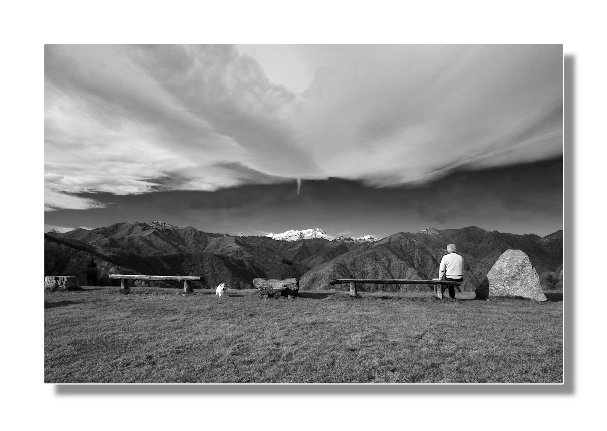The Man, the Dog and Monte Rosa
