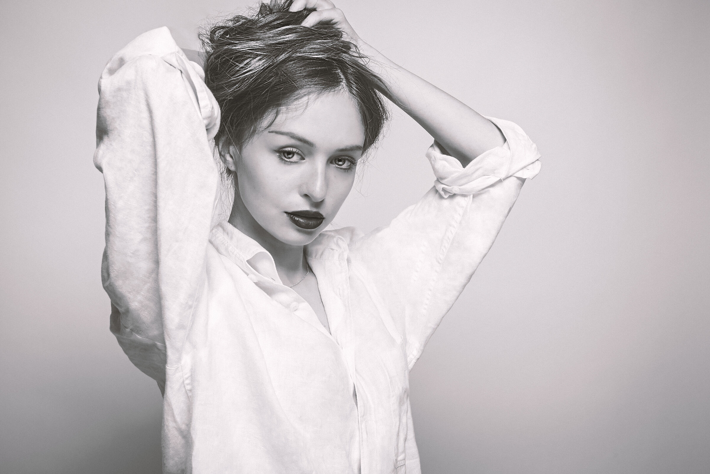 Esperimenti in studio con Sabrina BW 1