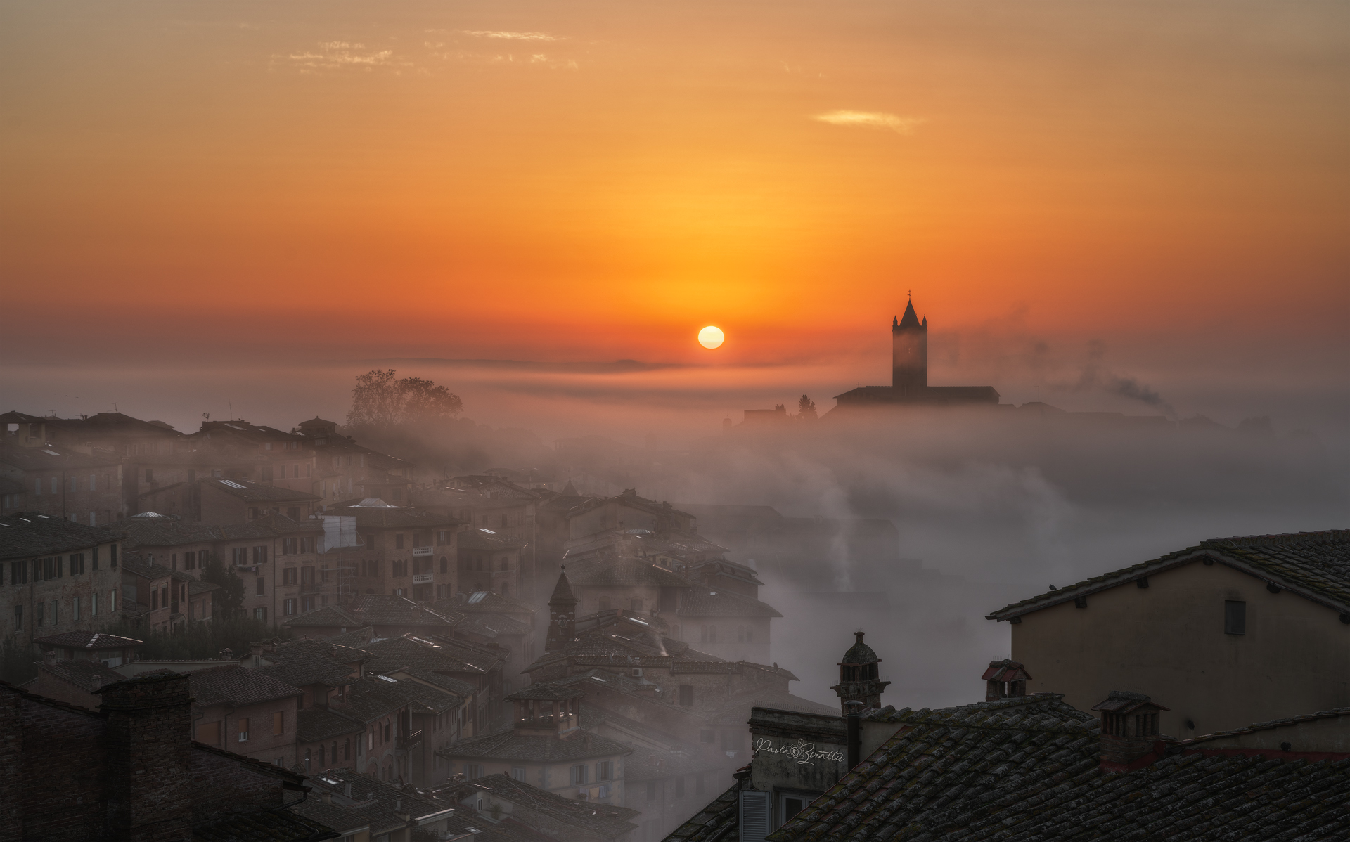 alba a Siena