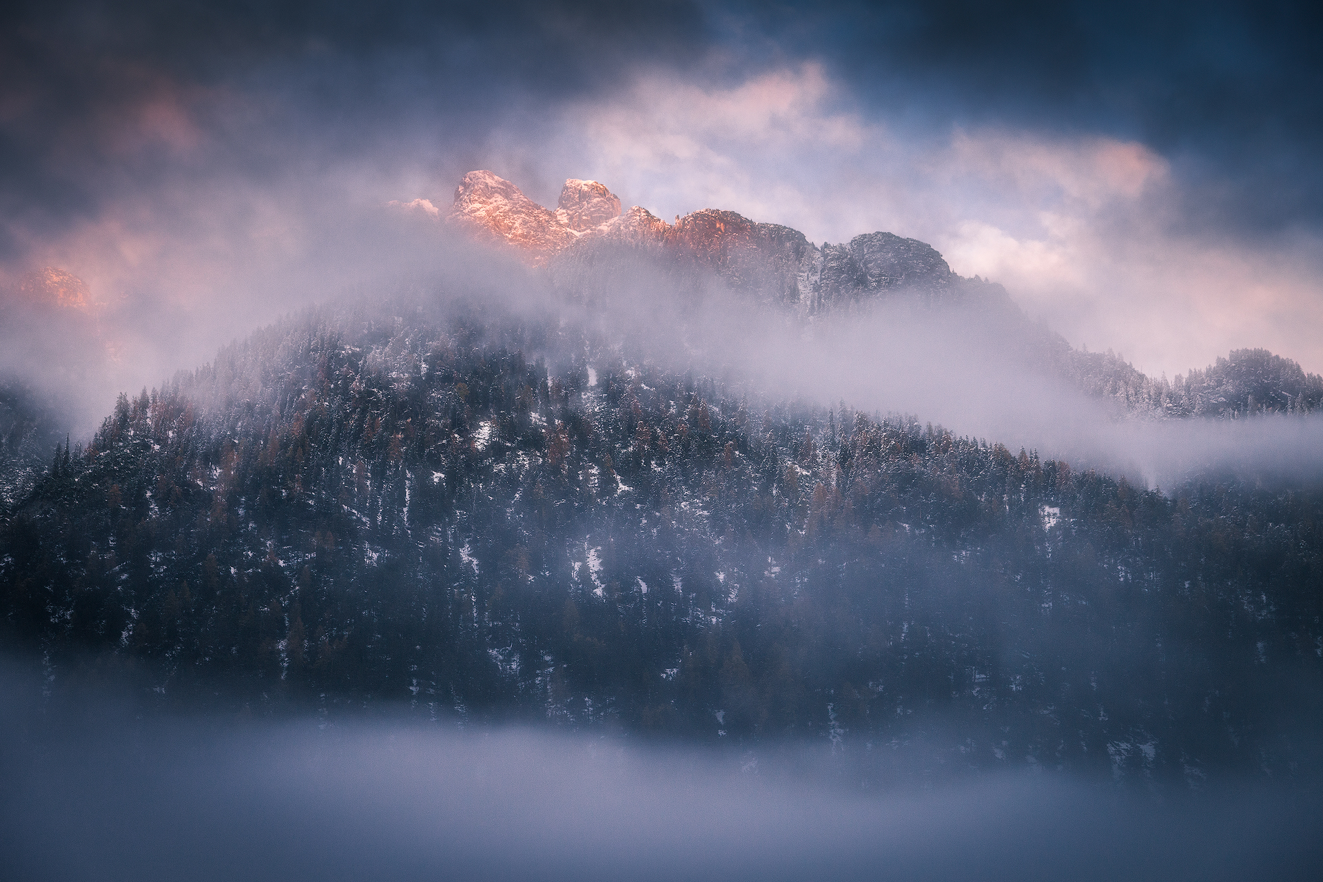 Misty mountain