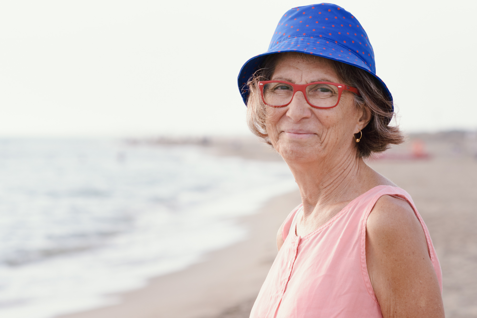 Mom hiding from camera