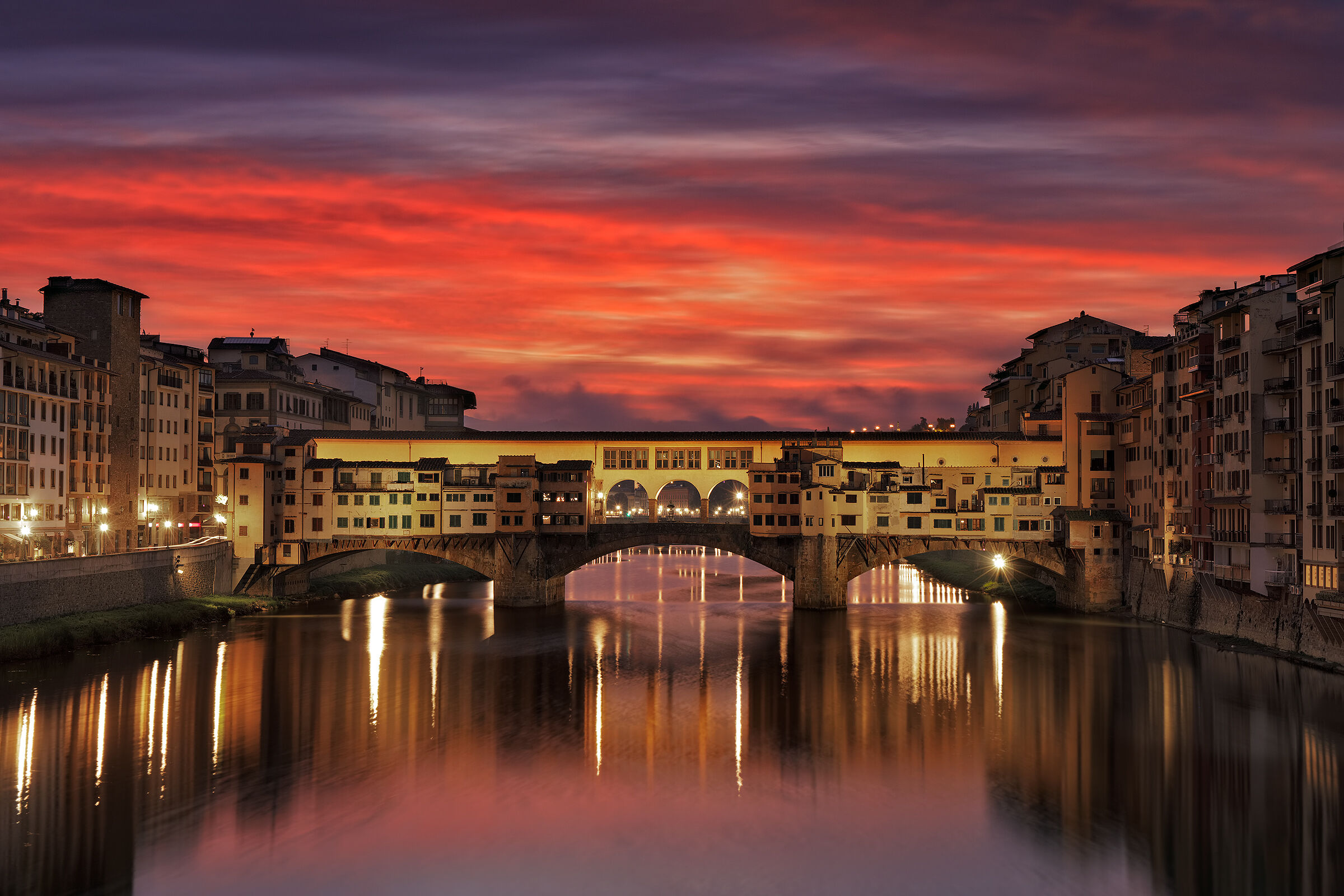 Sunrise at the Ponte Vecchio