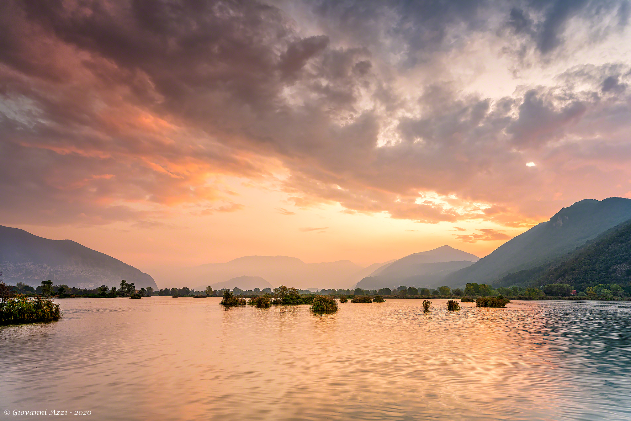 Sunrise of 20/09/2020 in Peat bogs