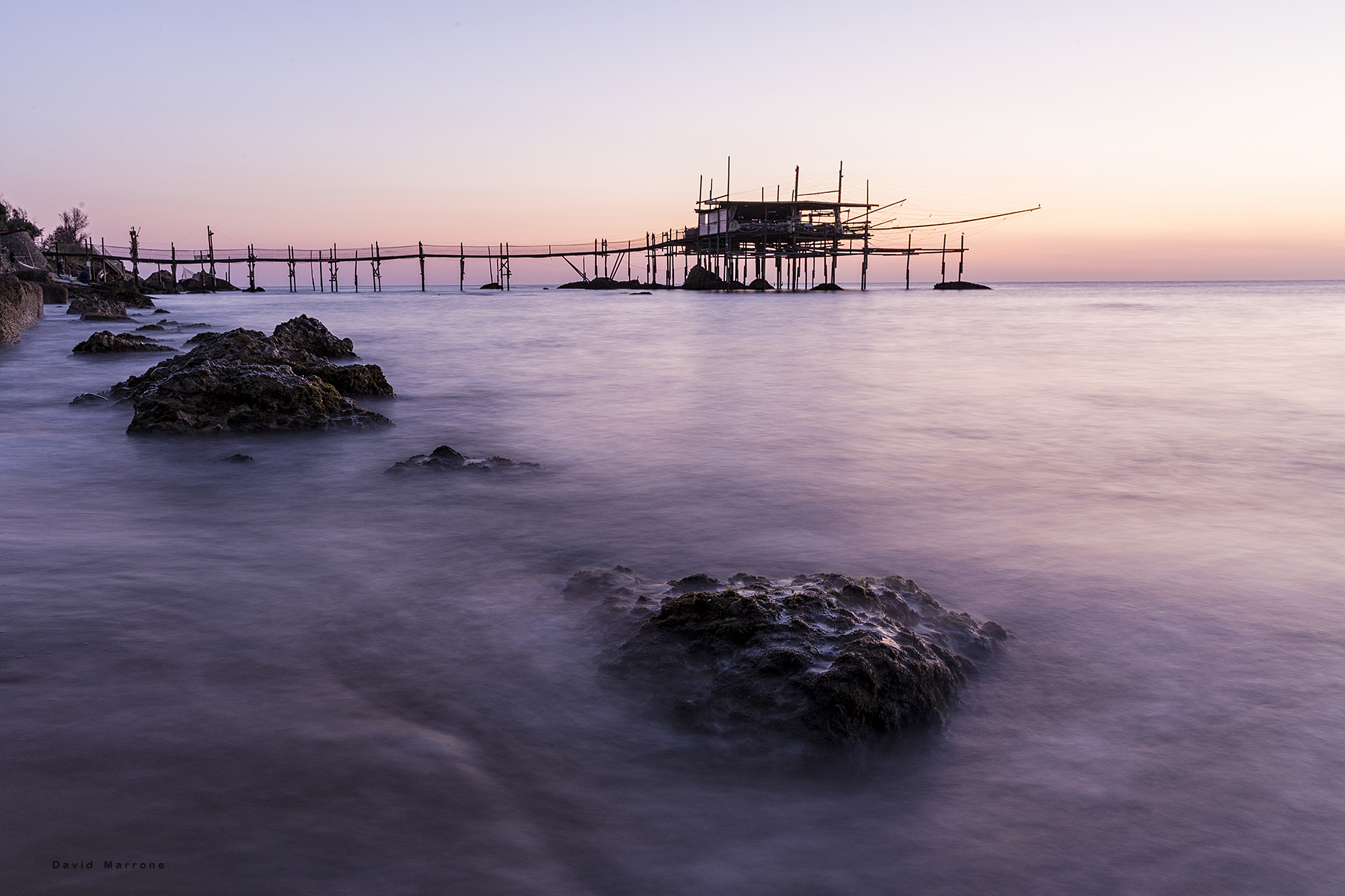 Trabocco all'alba