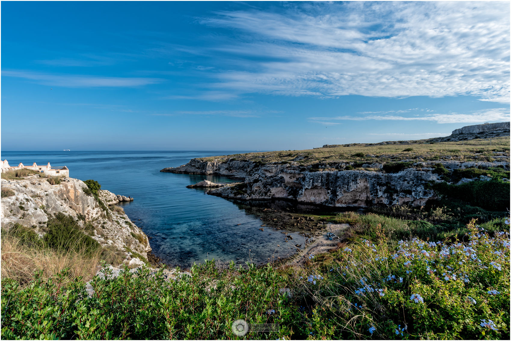 il mare di novembre alla tonnara di S.Panagia