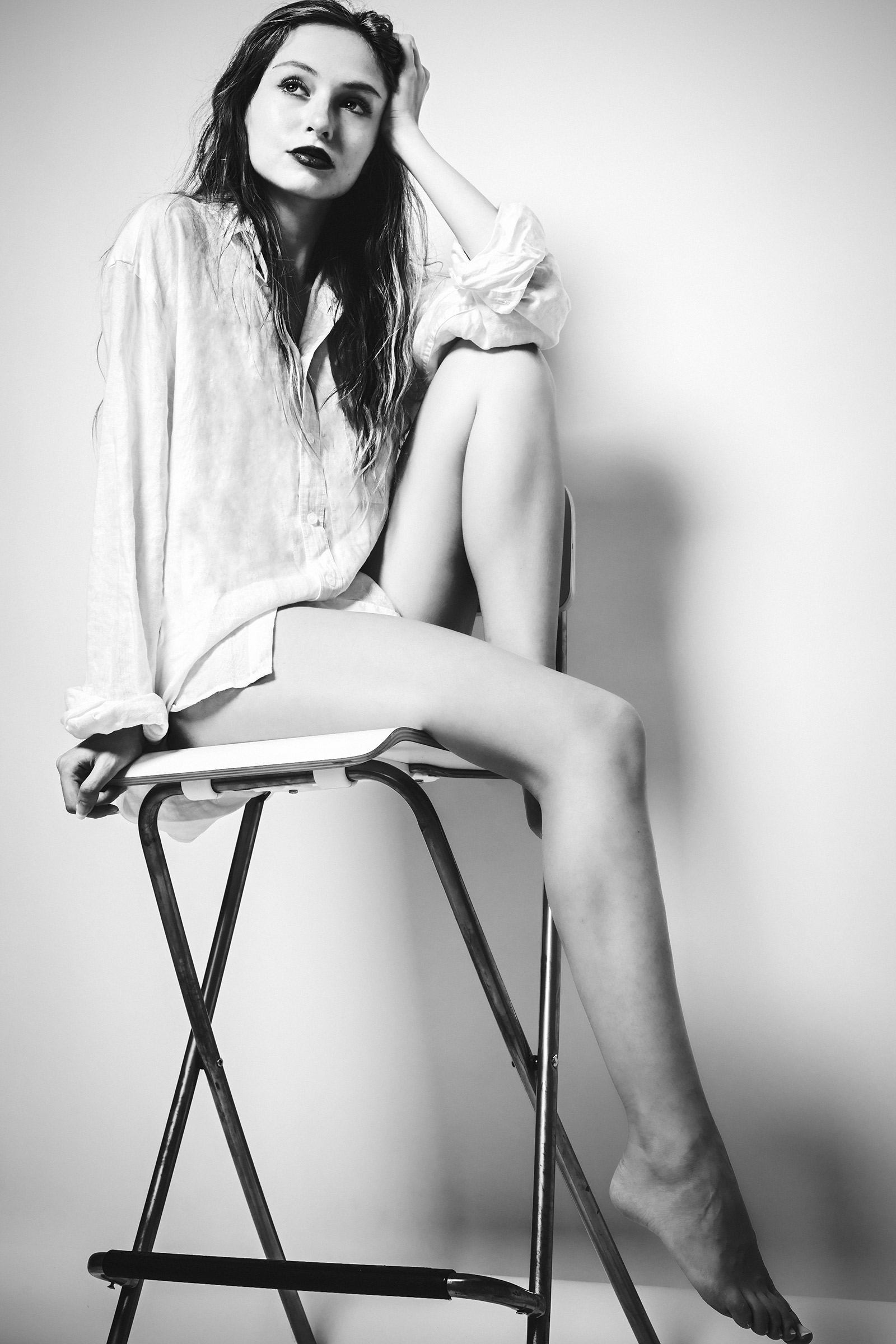 Experimenting in the studio with Sabrina, BW 3b