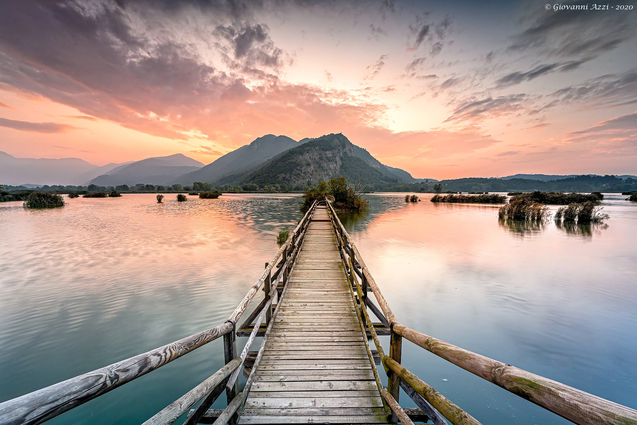 Sunrise on the central route