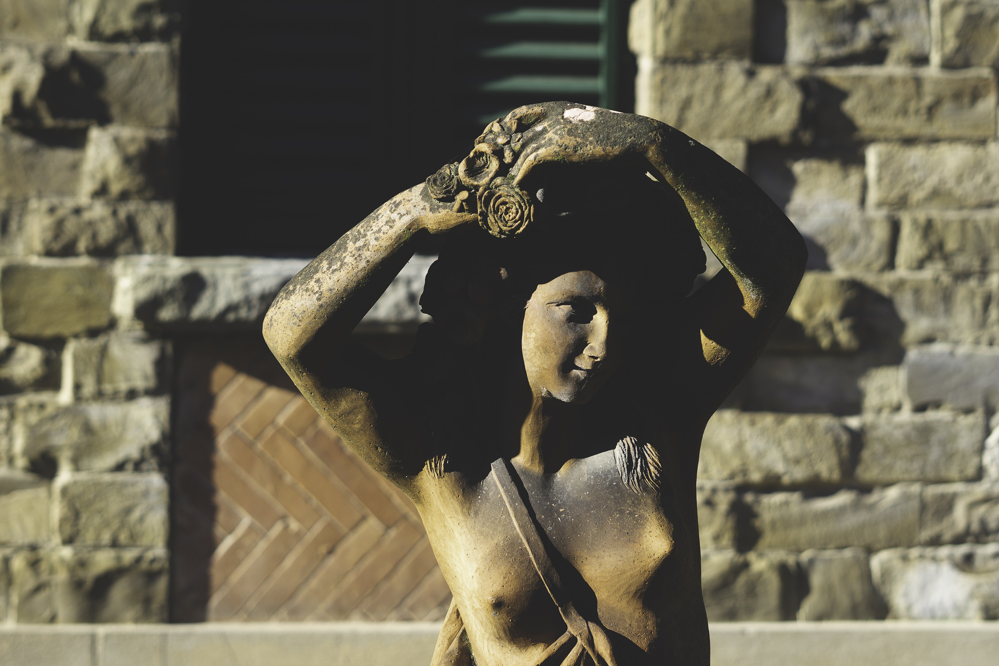 ritratto alla statua