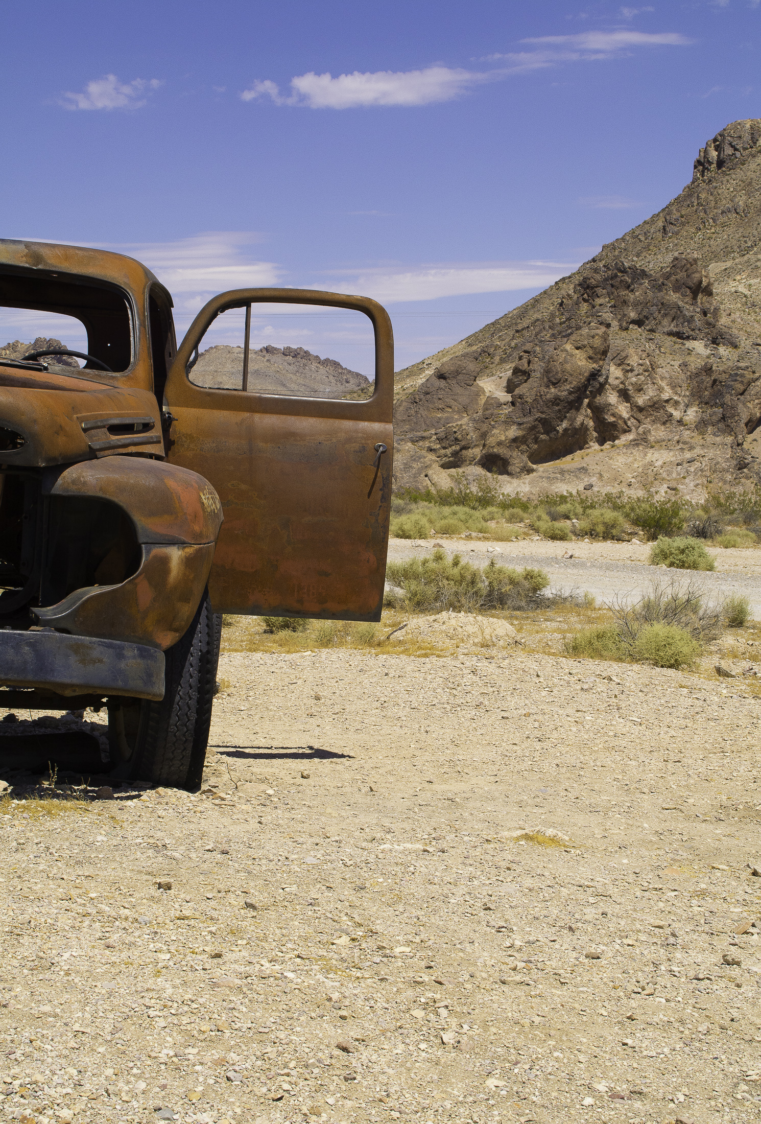 carro abbandonato nel Colorado