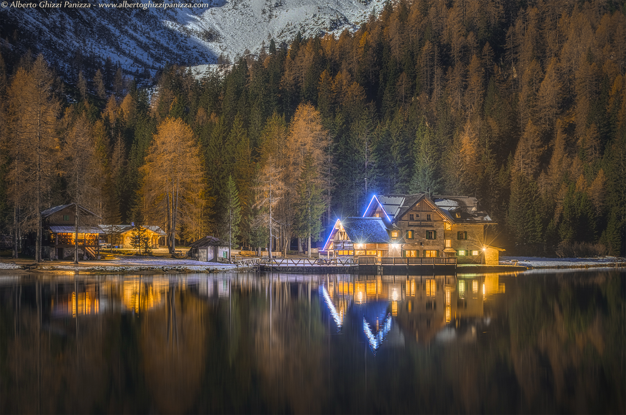 Nocturnal on Lake Nambino