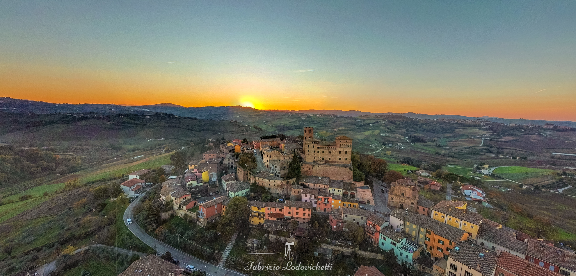Tramonto su Longiano