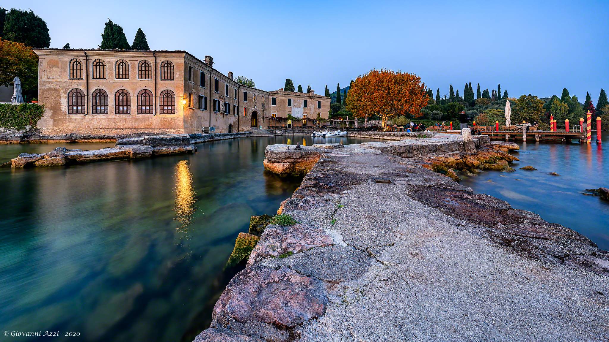 Sera autunnale a Punta San Vigilio