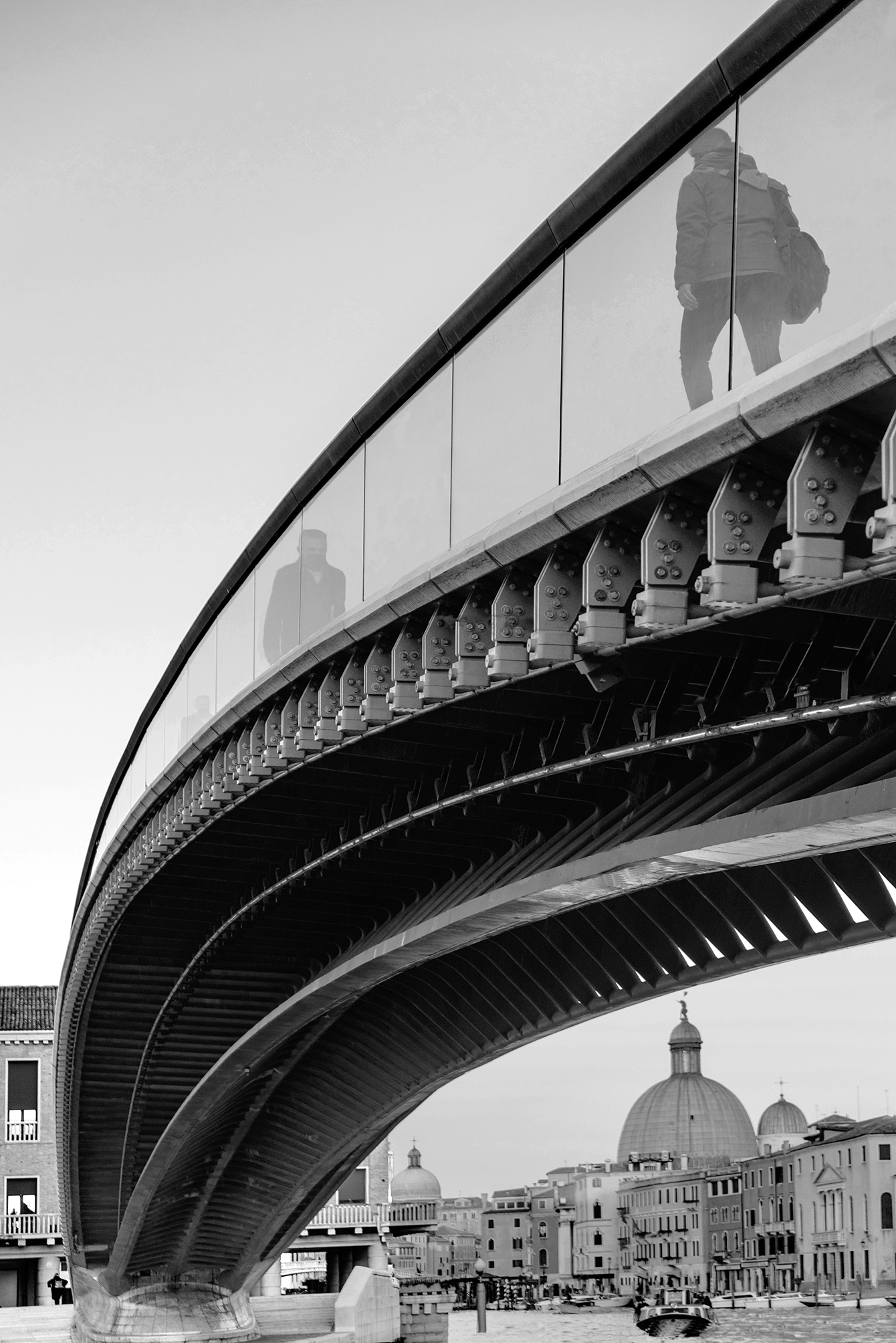 pedoni sul Calatrava