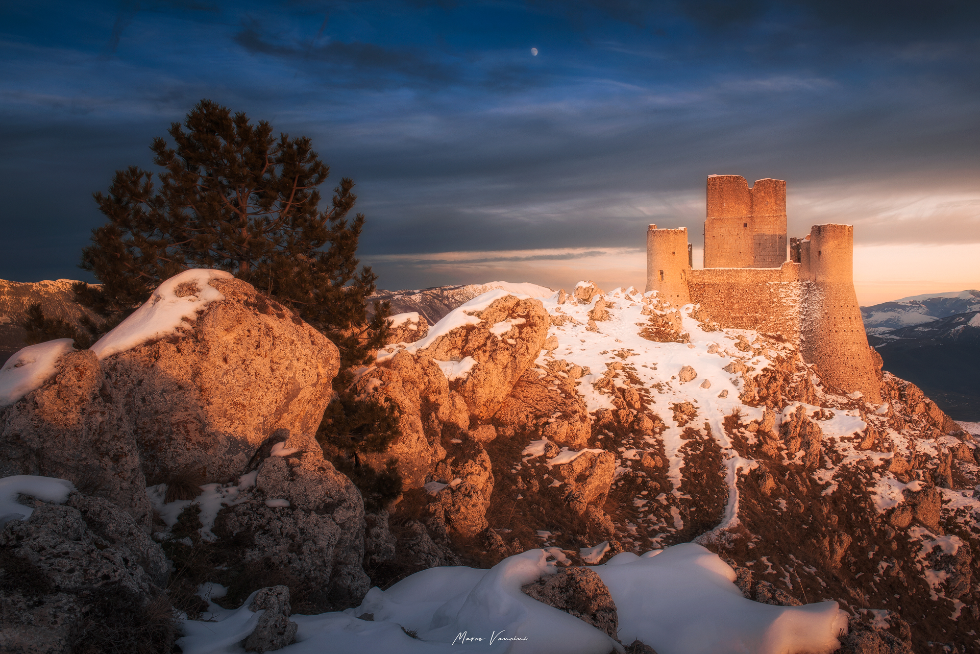 That rock at sunset...