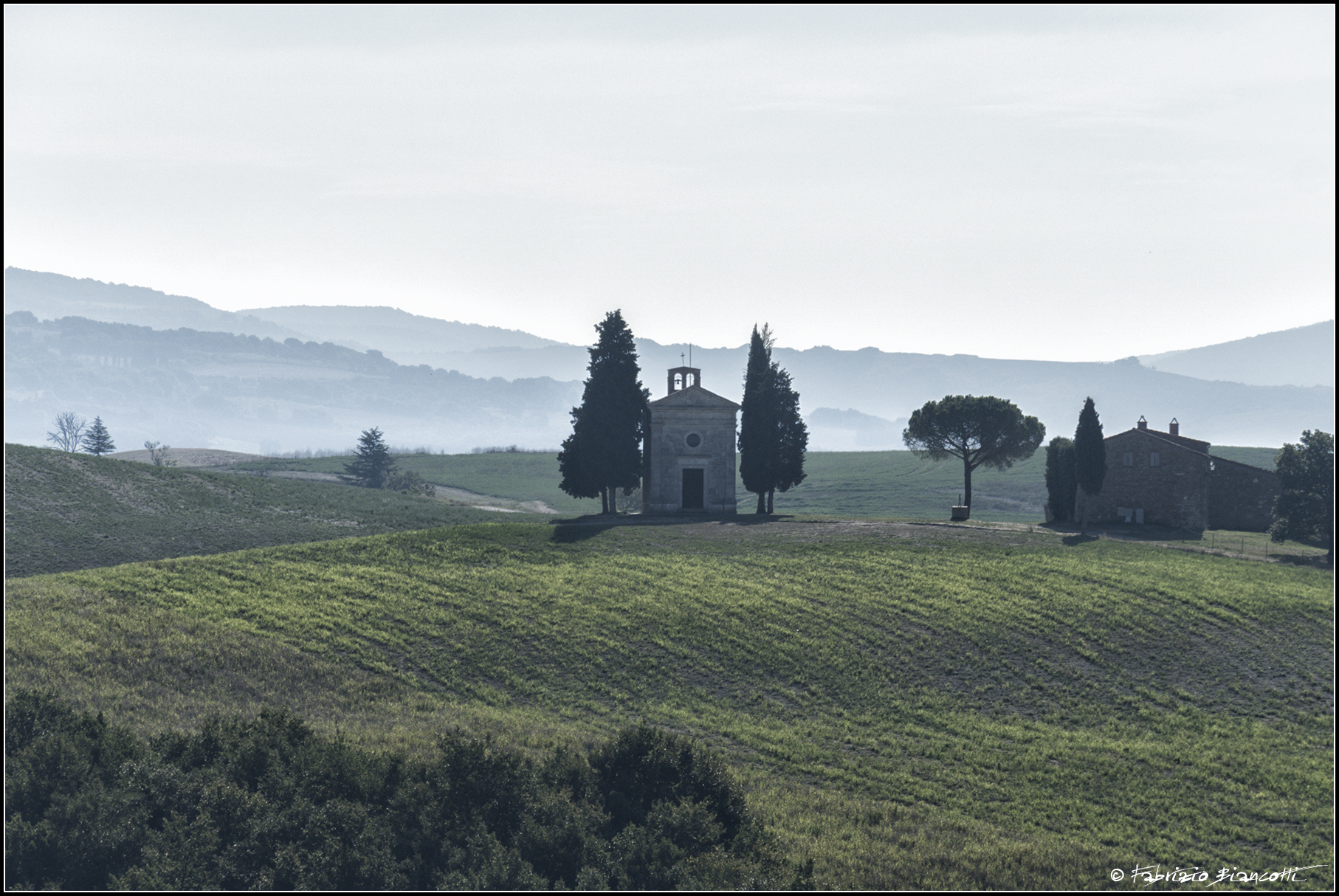 Vitaleta in the distance