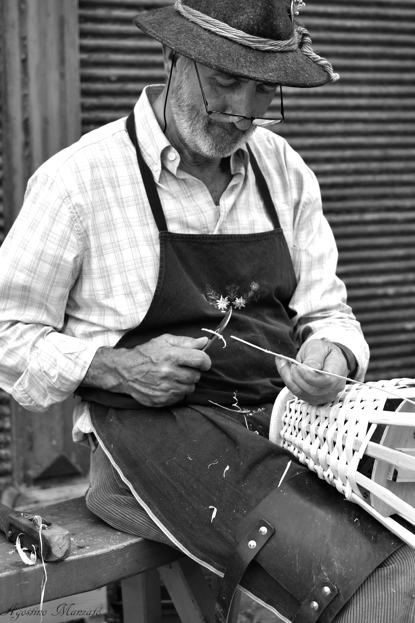 Construction of wicker baskets