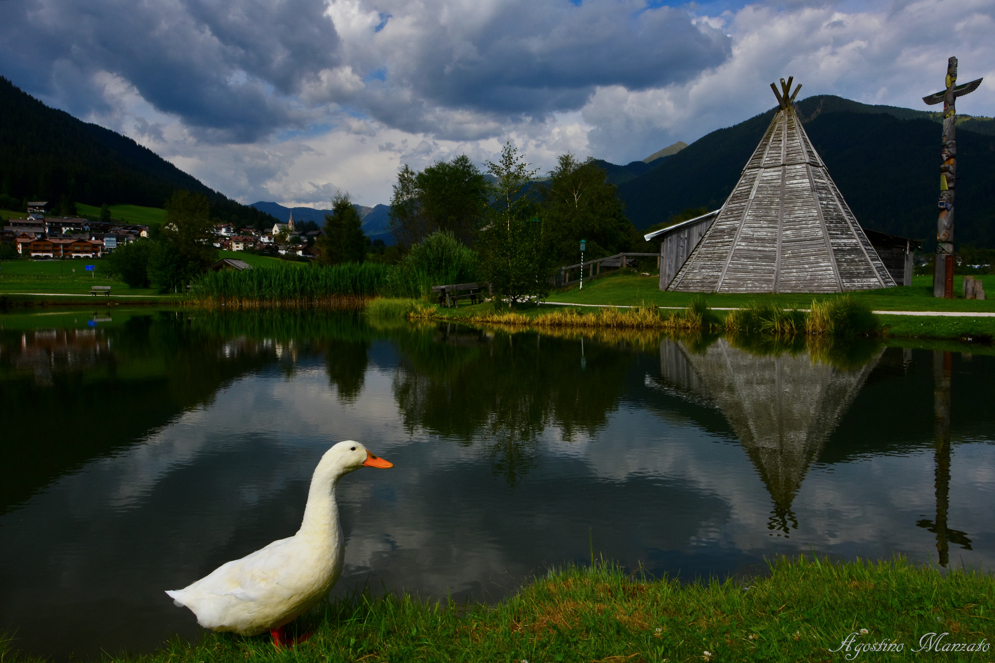 Villaggio indiano in Val Casies