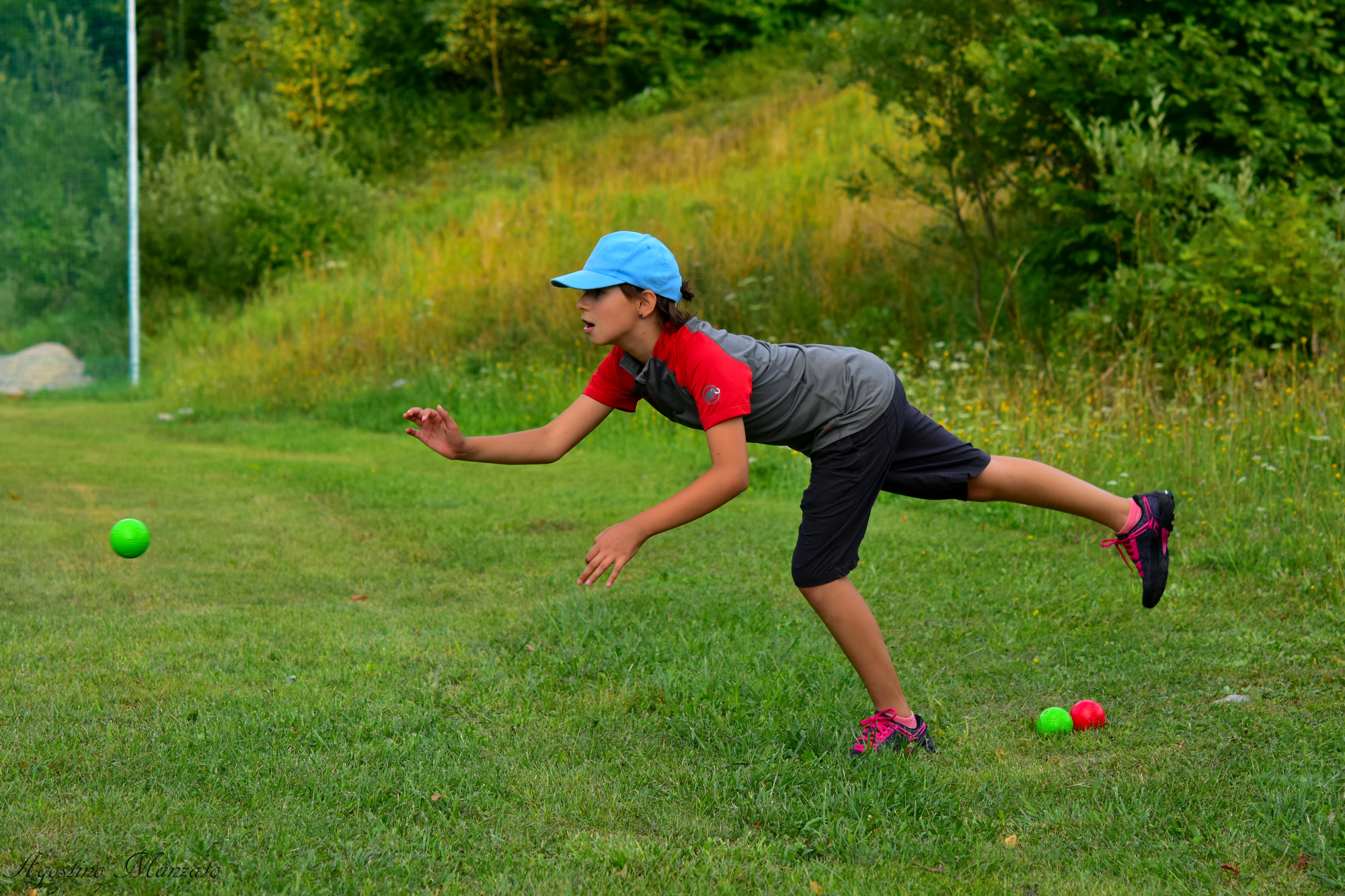 La campionessa di bocce