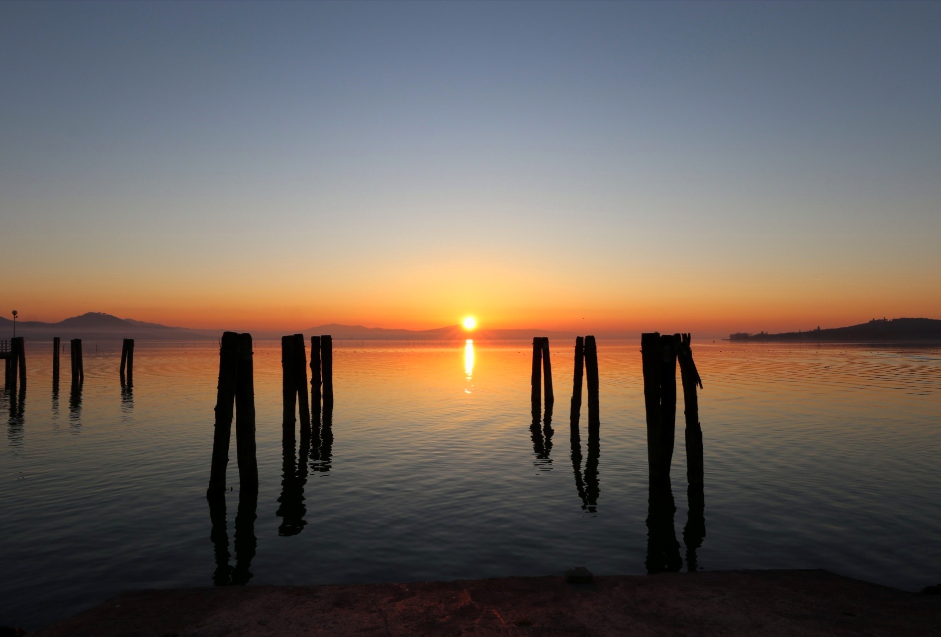 Sunset Trasimeno