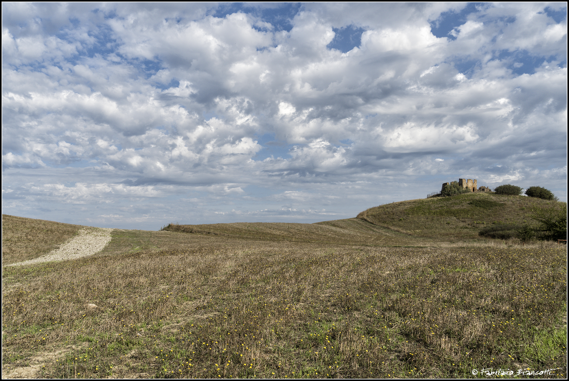 Between the hills and the sky