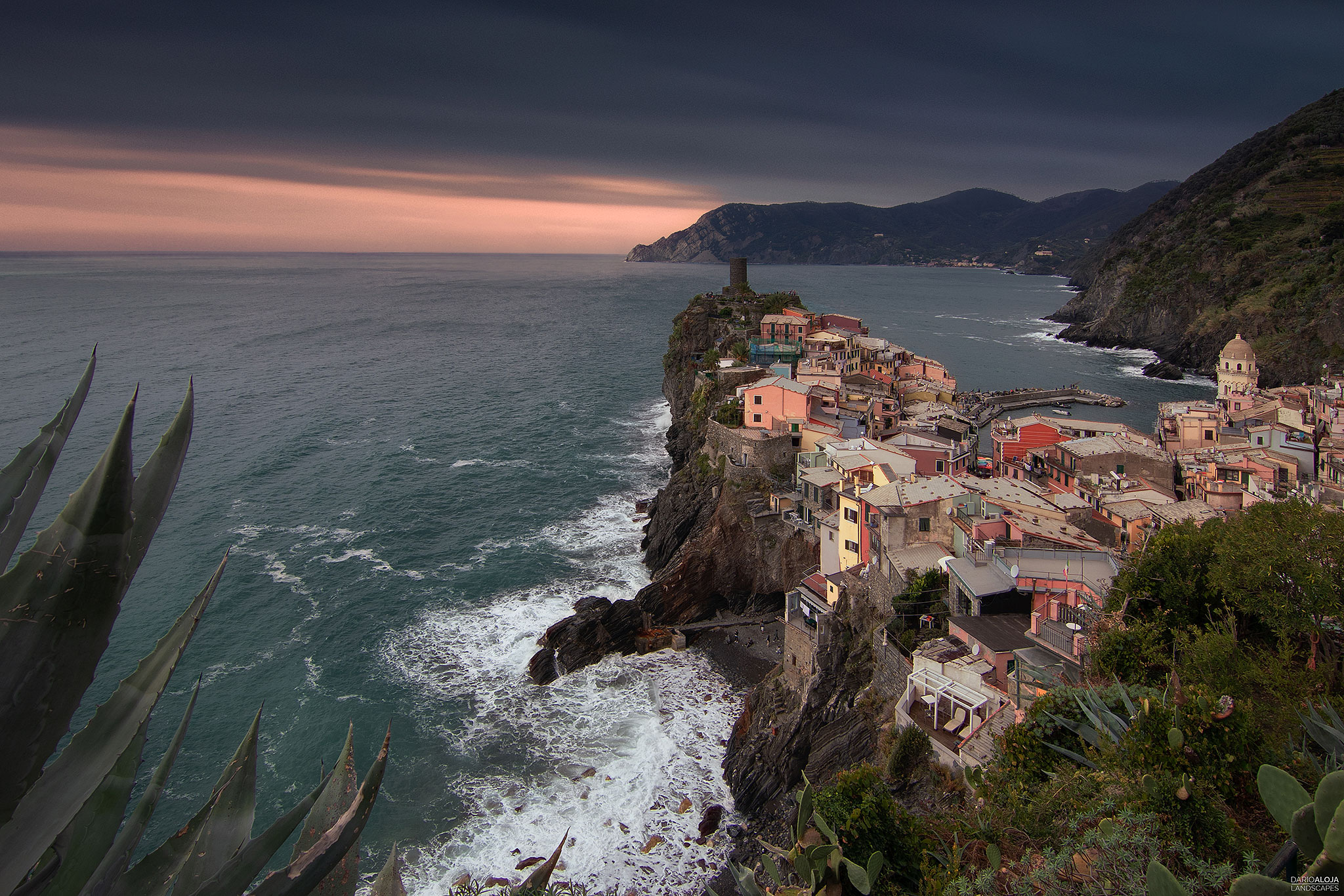 The flame of the sunset