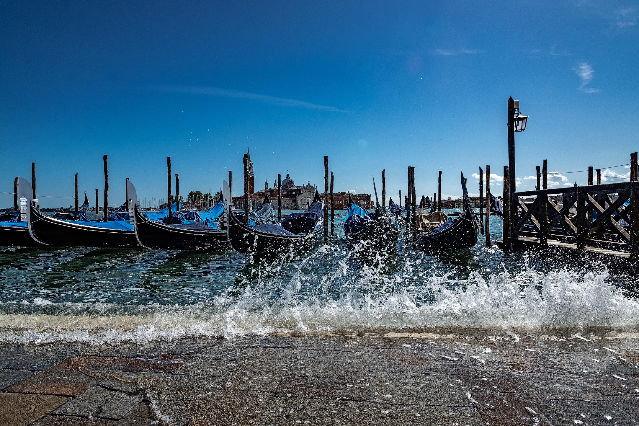 Here comes the water