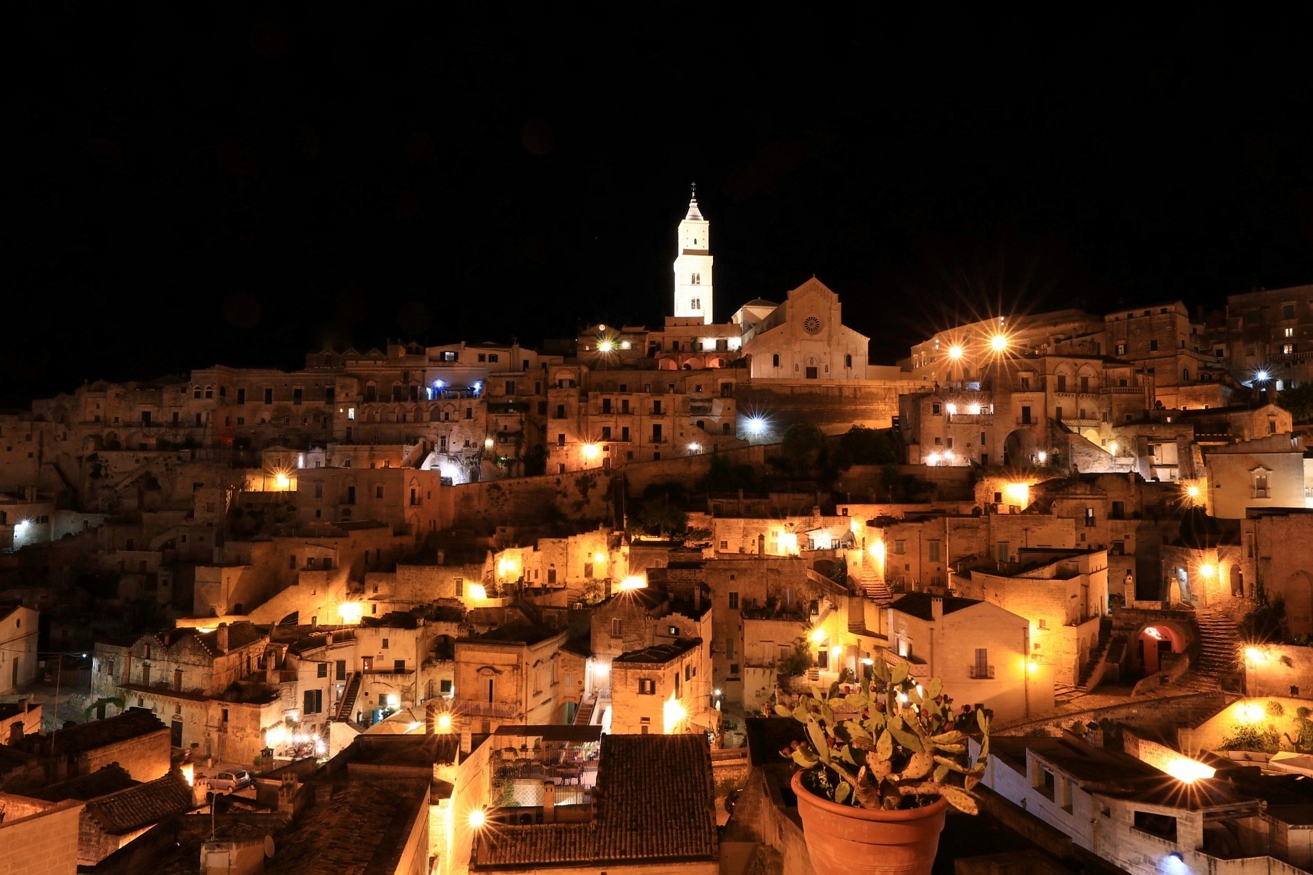Matera by night.