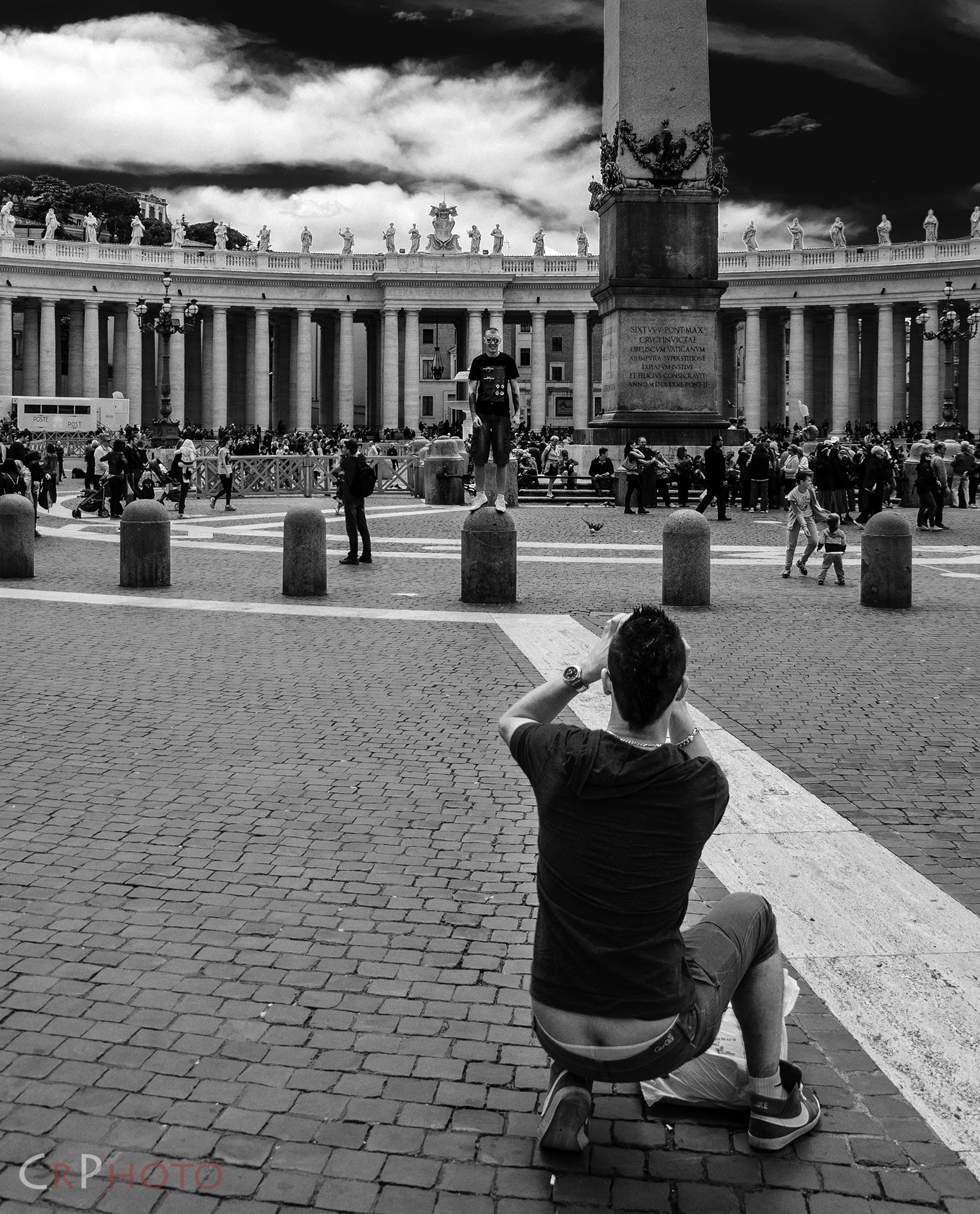 Tourists in St. Peter's