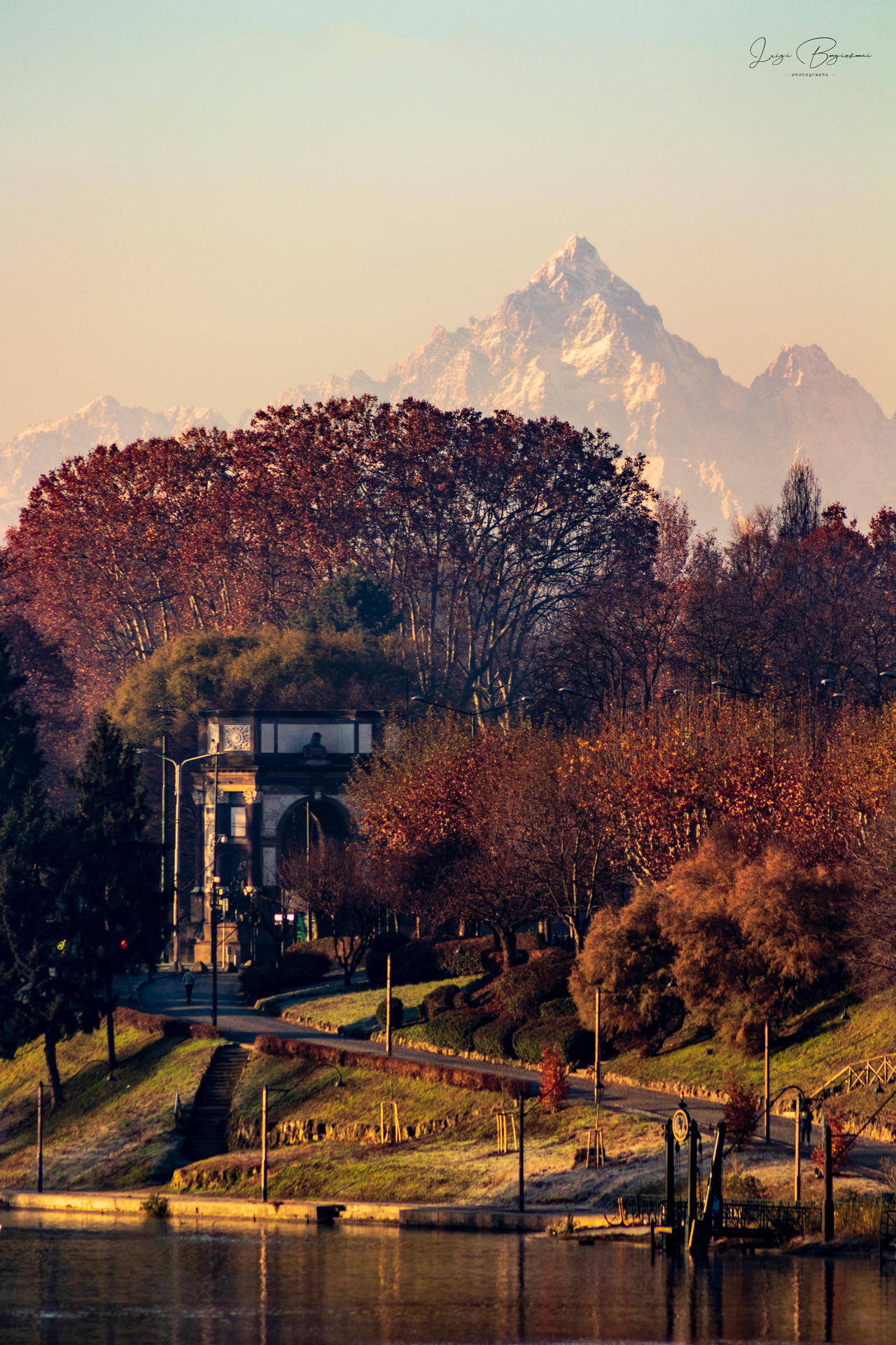 il motevisio e il valentino visti da ponte vittorio