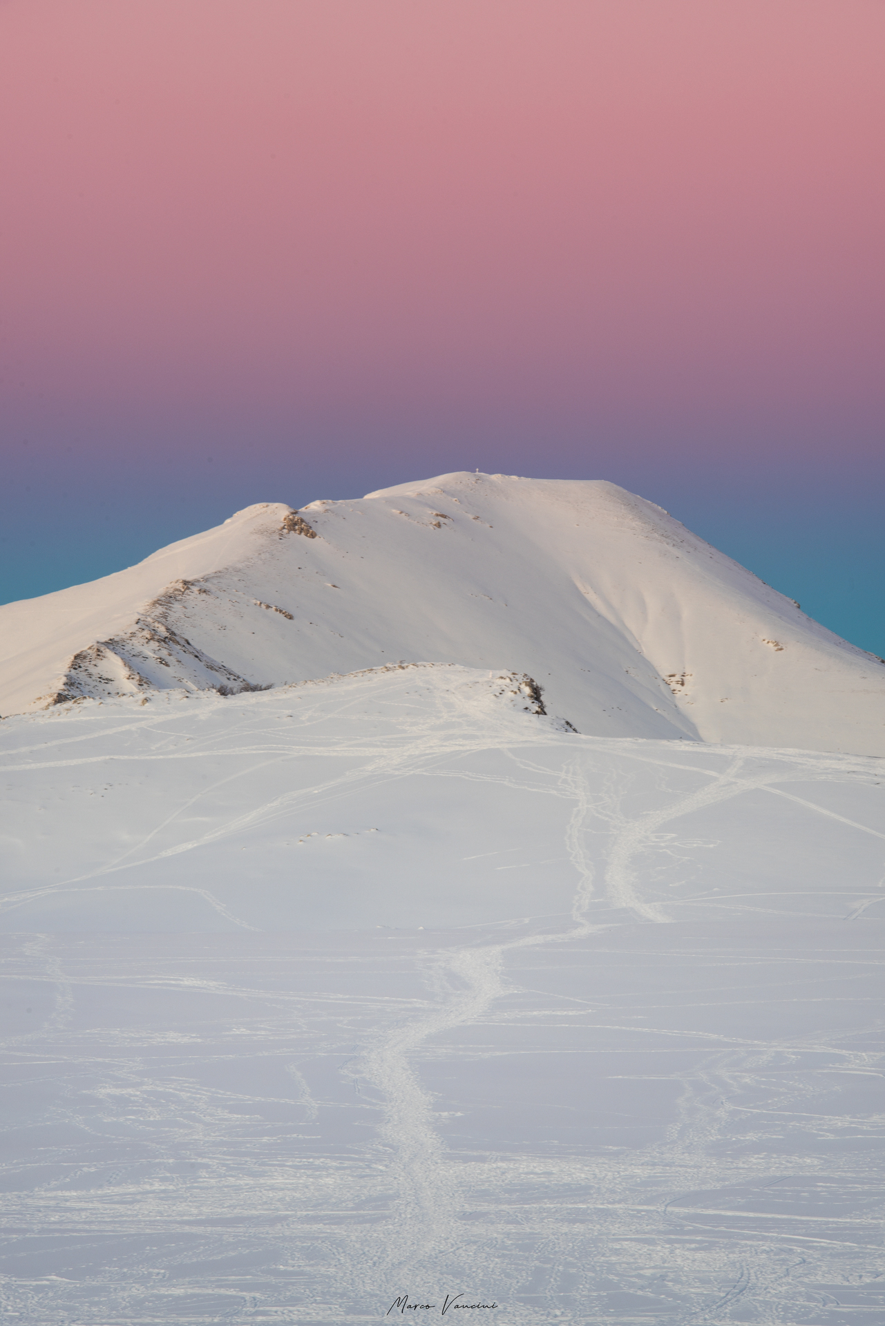 High altitude sunset