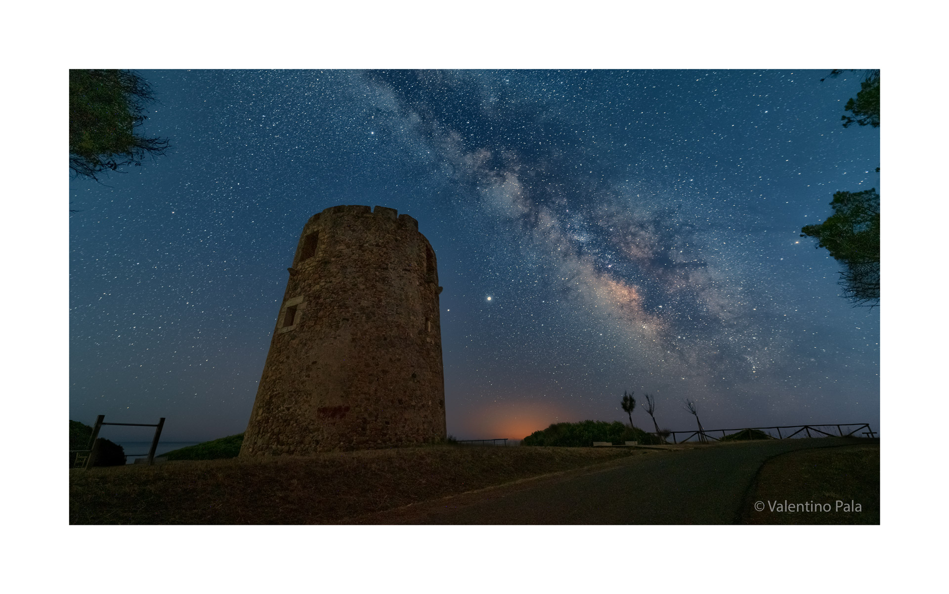 Via Latte above the Spanish tower - South Sardinia