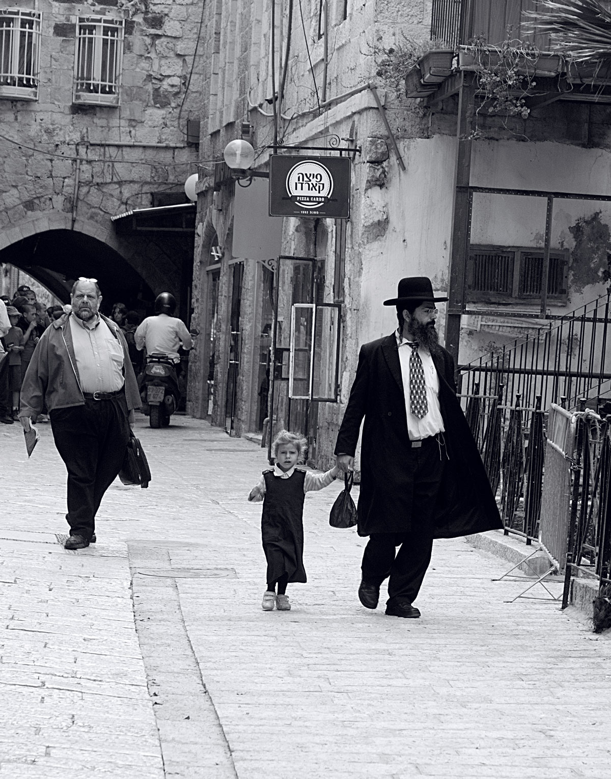a passeggio con papà