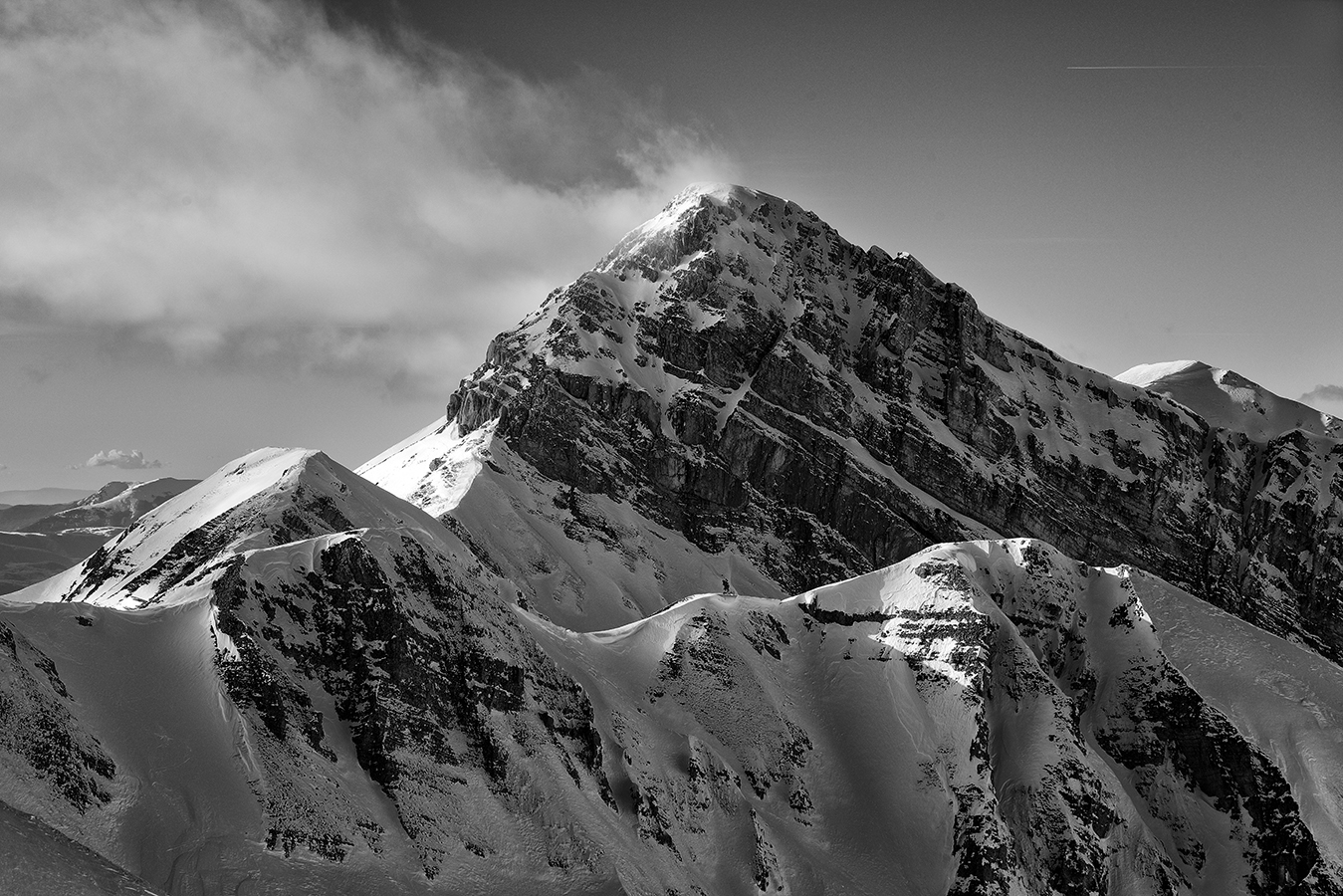 Invernale sul gruppo del Gran Sasso - Pizzo Cefalone